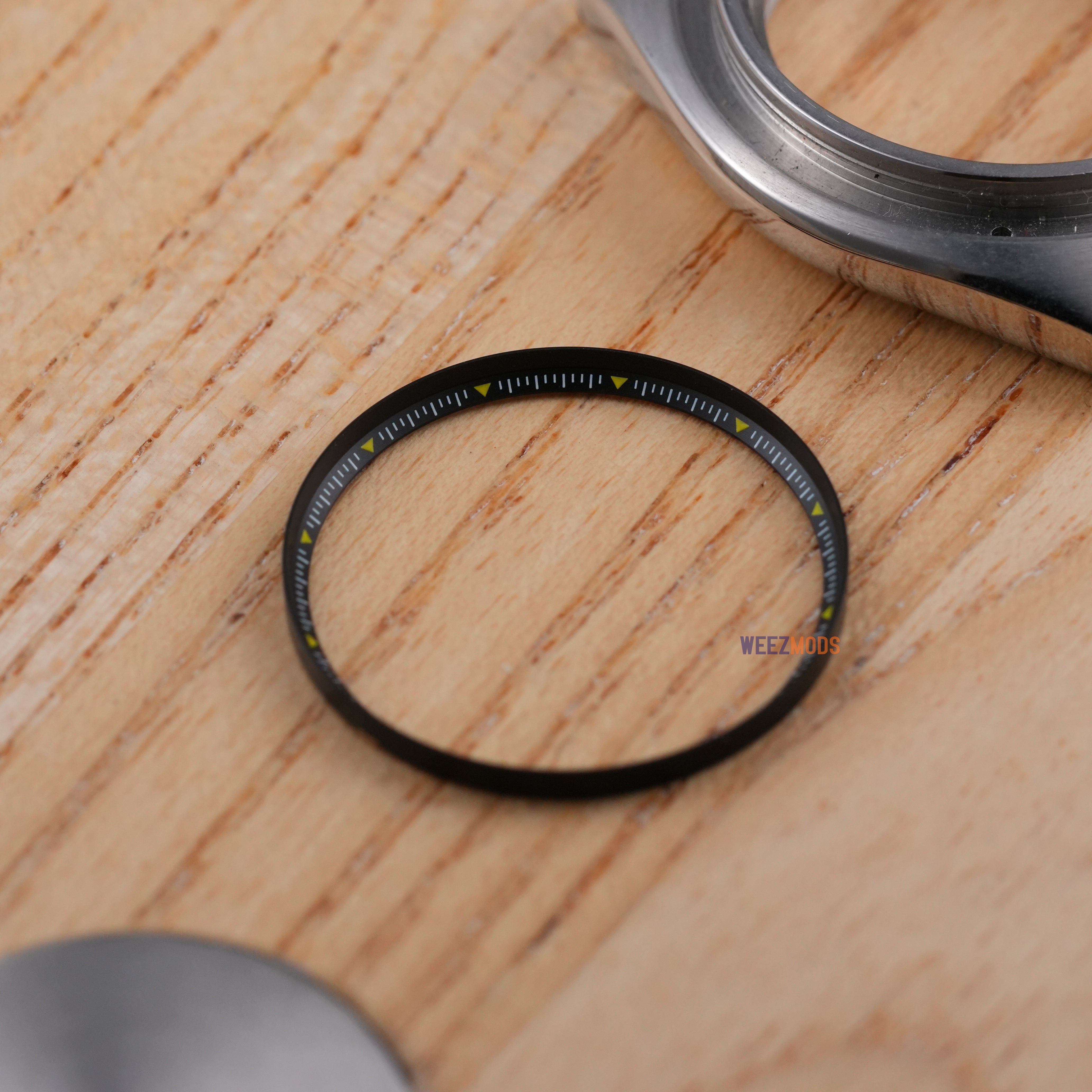 SKX007/SRPD Short Triangle: Black with Yellow Markers