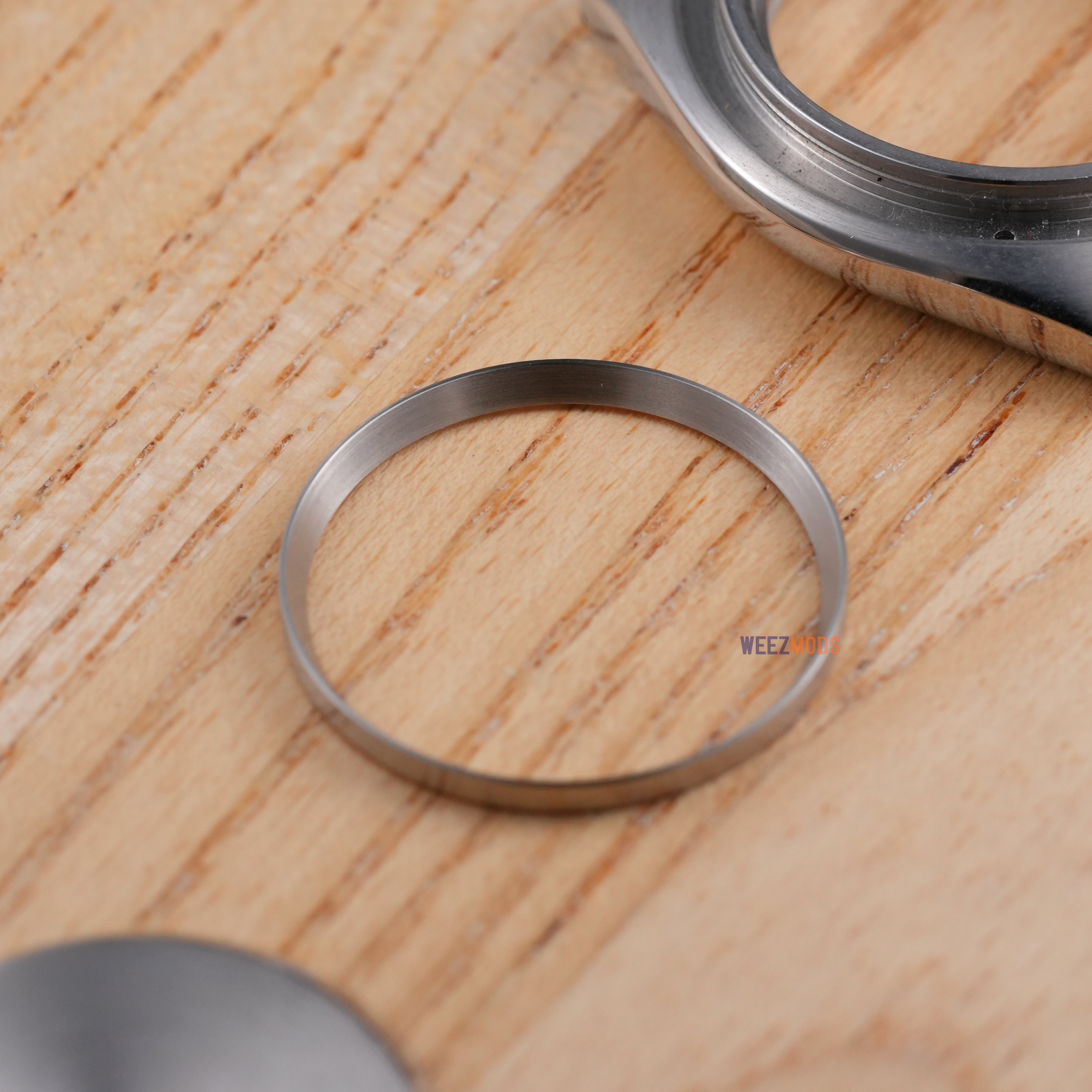 SKX007/SRPD Chapter Ring: Brushed Silver