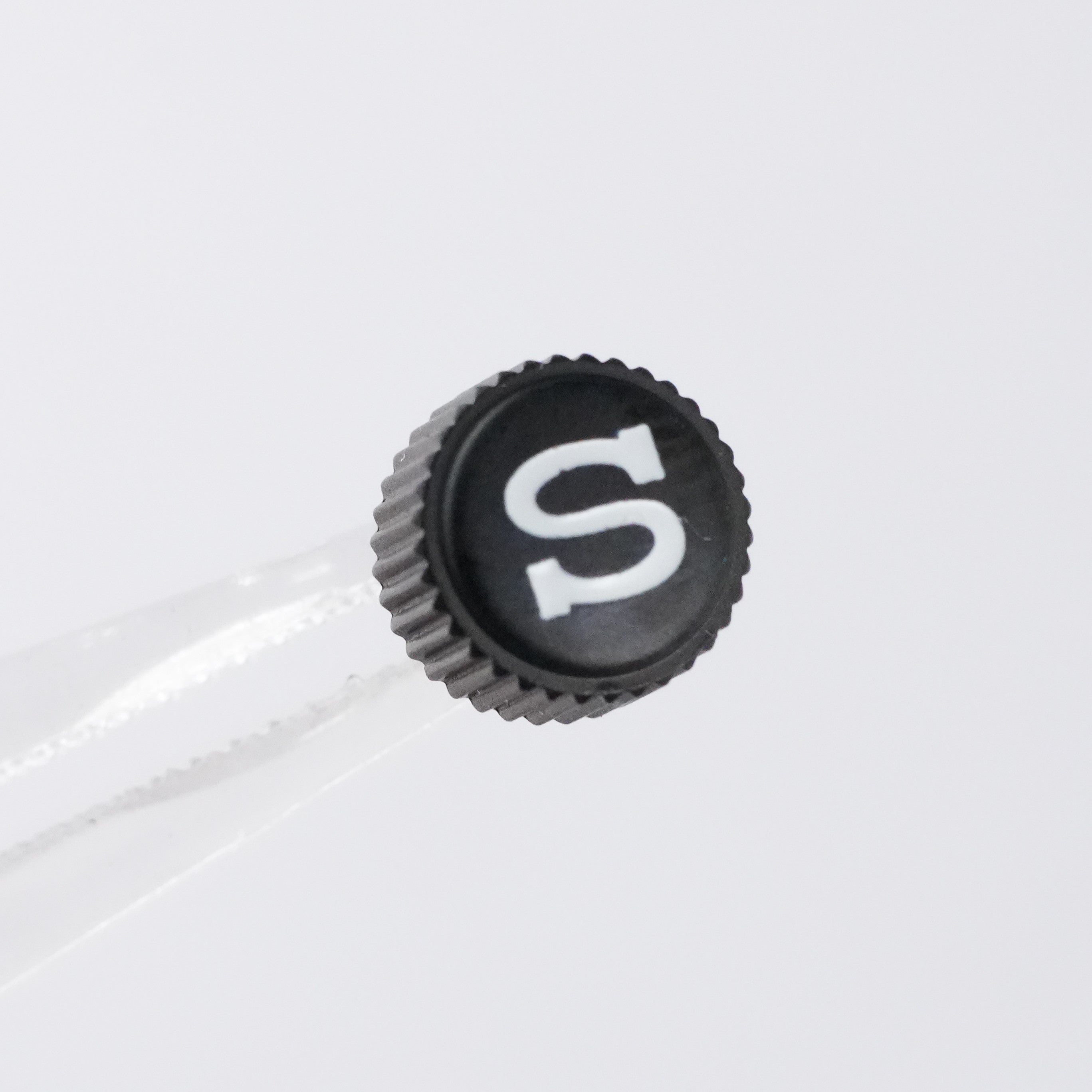 SRPD Crown: Matte Black with White S