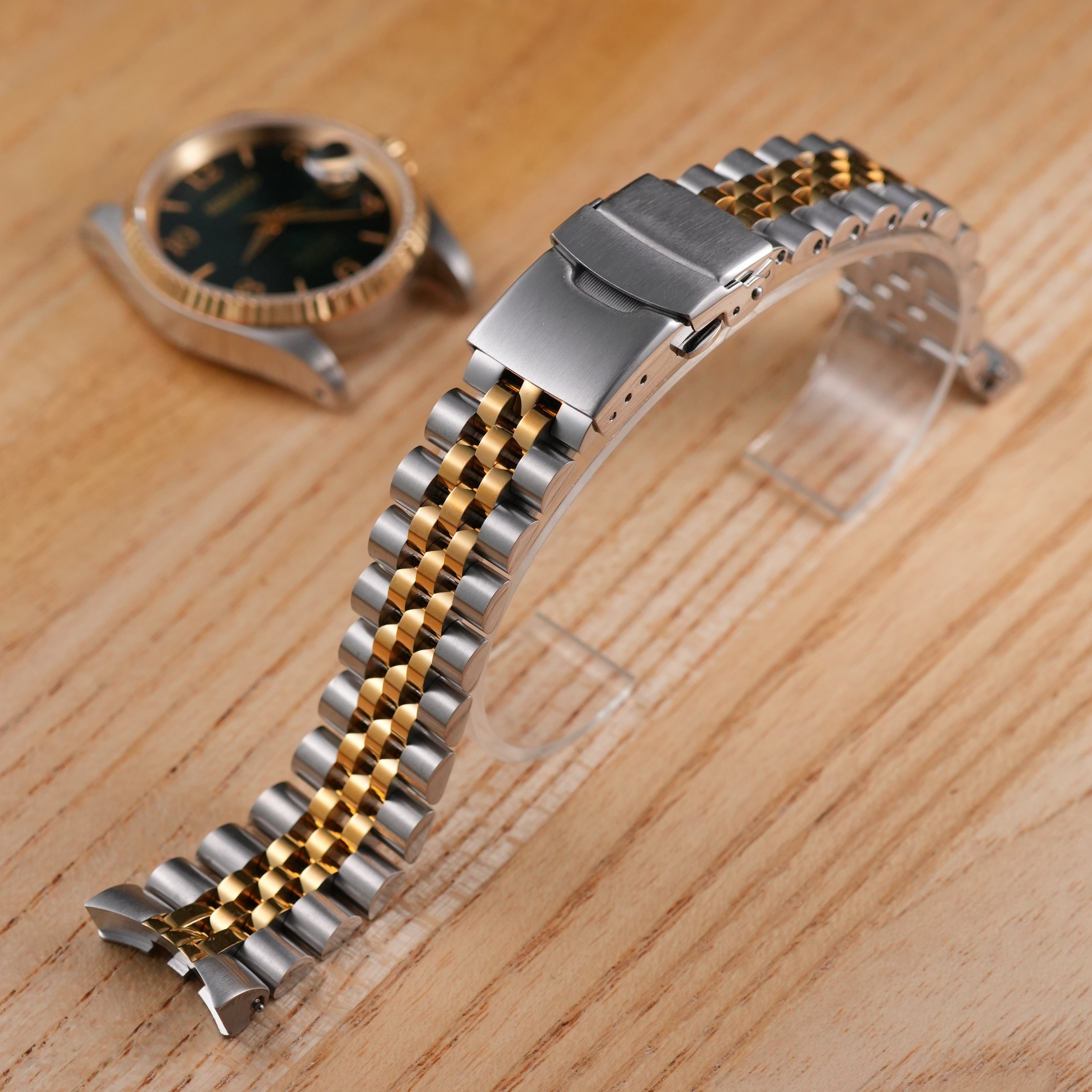 36/40MM: Two-Tone Gold Jubilee Bracelet