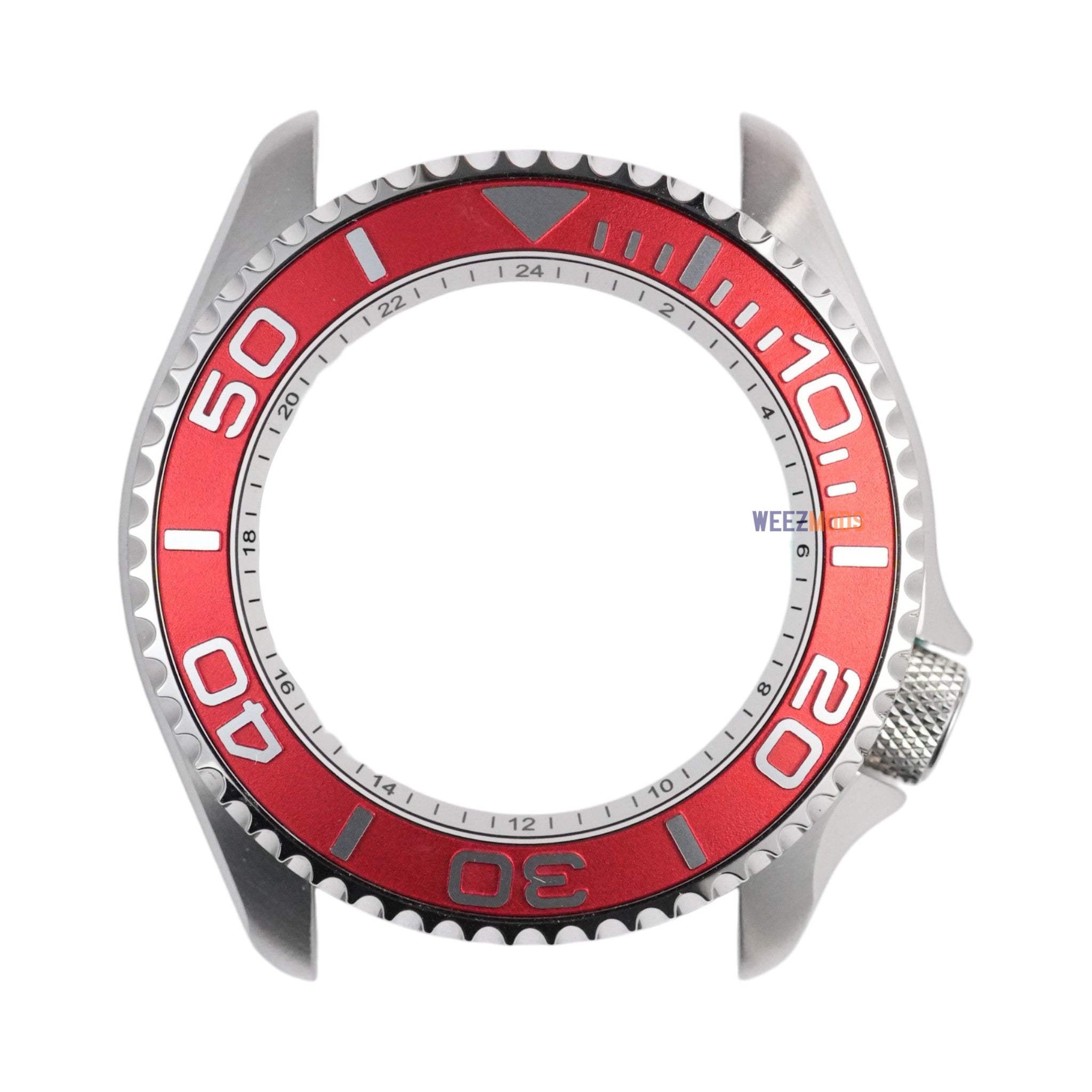 SKX007/SRPD Yachtmaster: Red in Silver Numerals