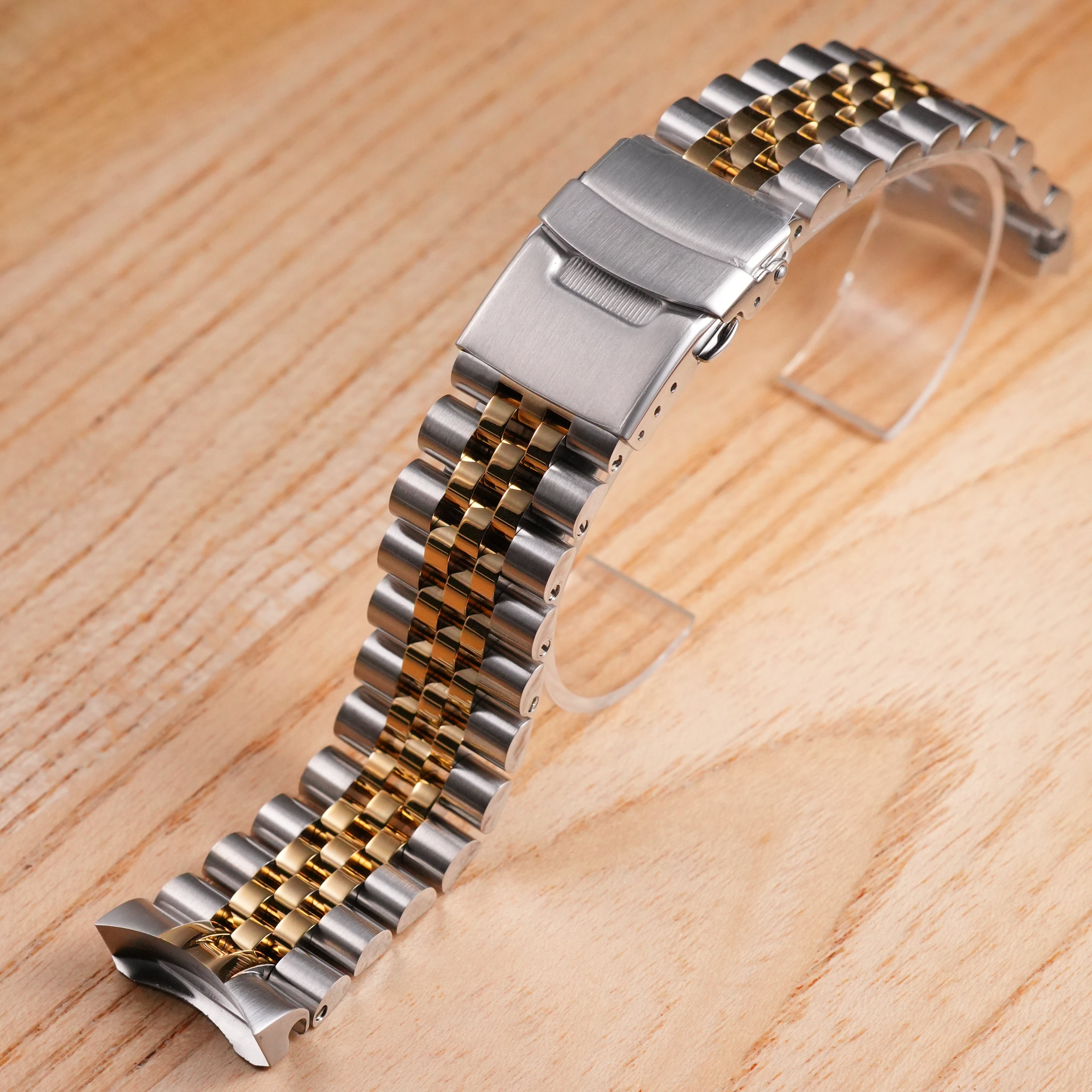 SKX007/SRPD Jubilee: Brushed Silver & Gold Bracelet