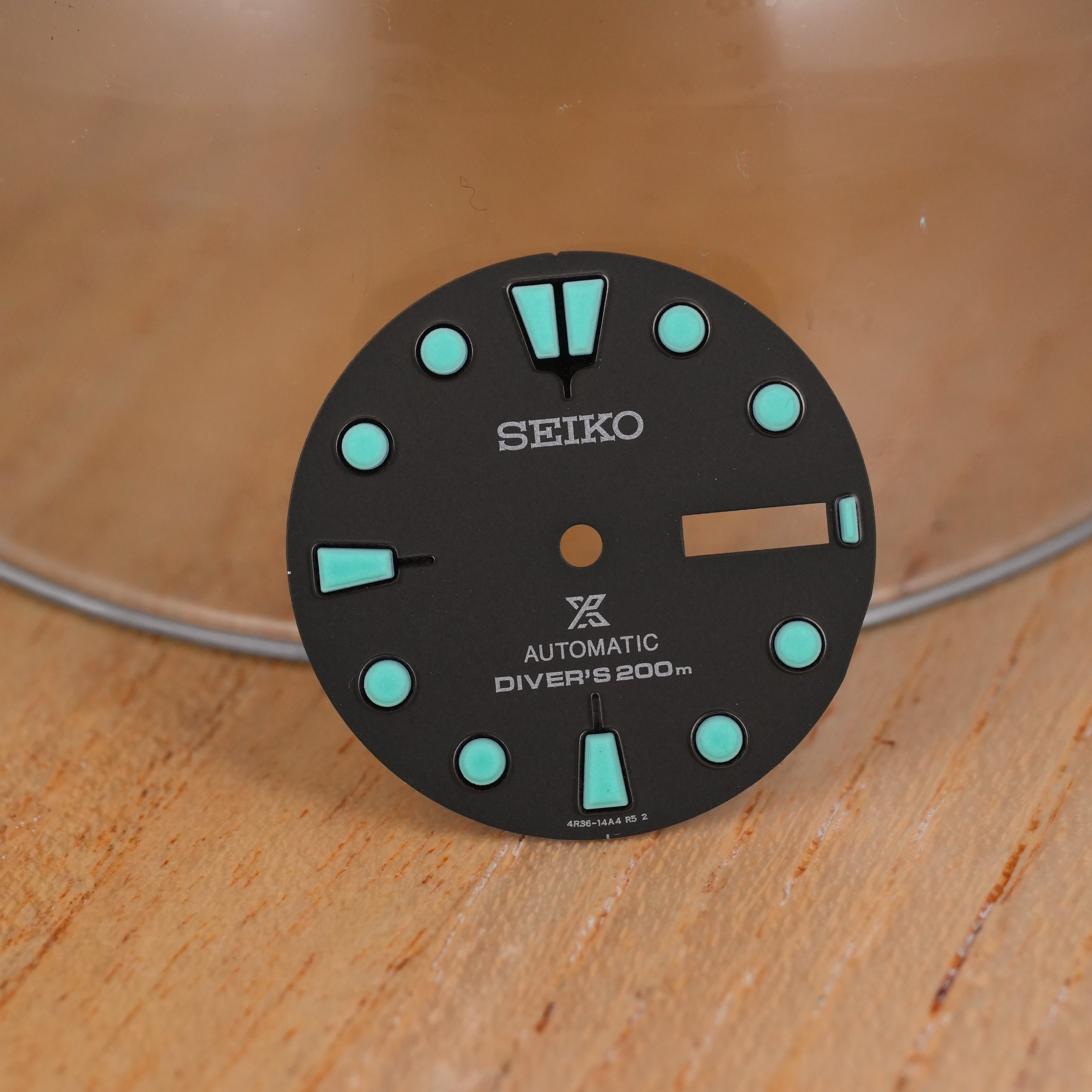 Seiko SRPK43K1 "Night Vision Turtle" OEM Dial