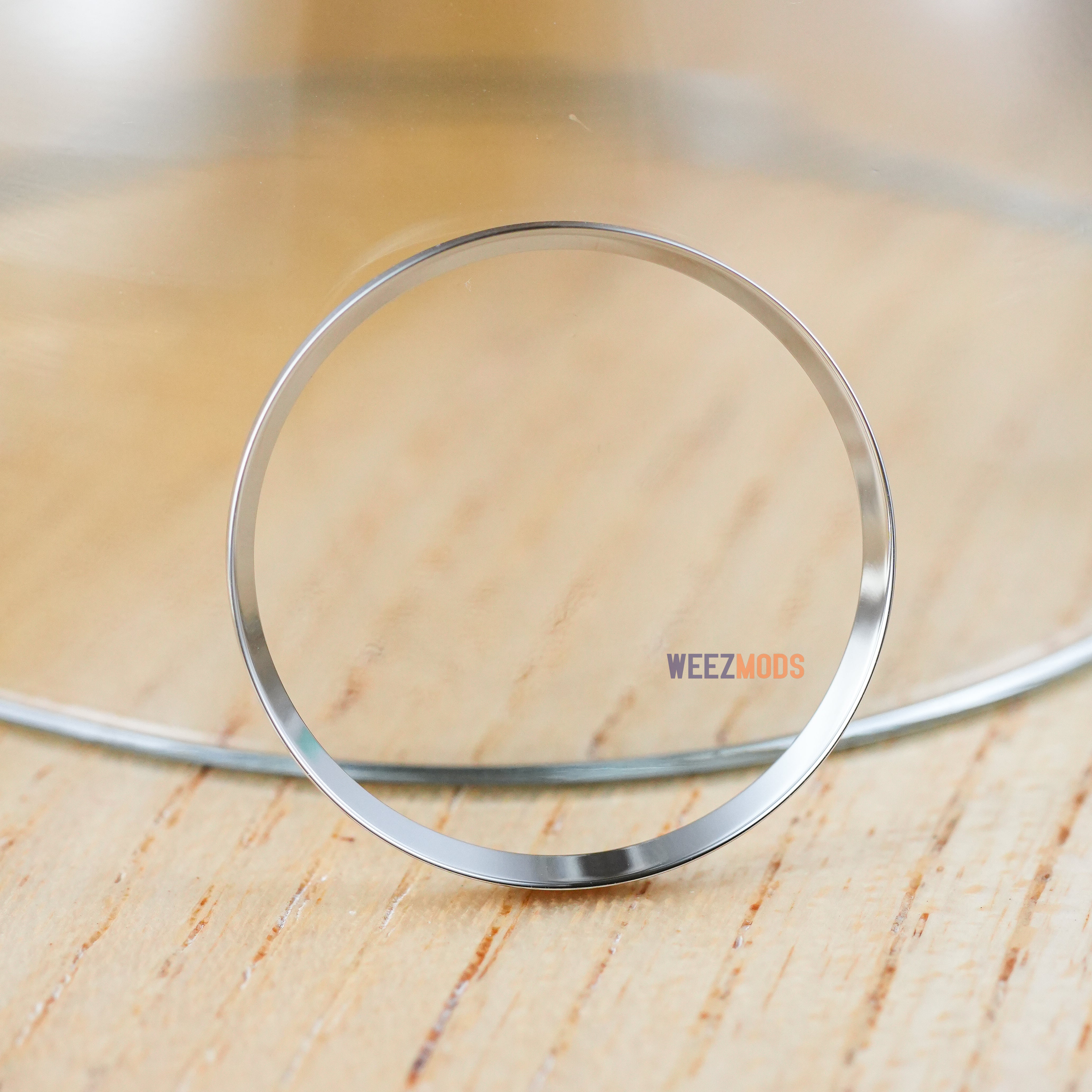 SKX007/SRPD Chapter Ring: Polished Silver