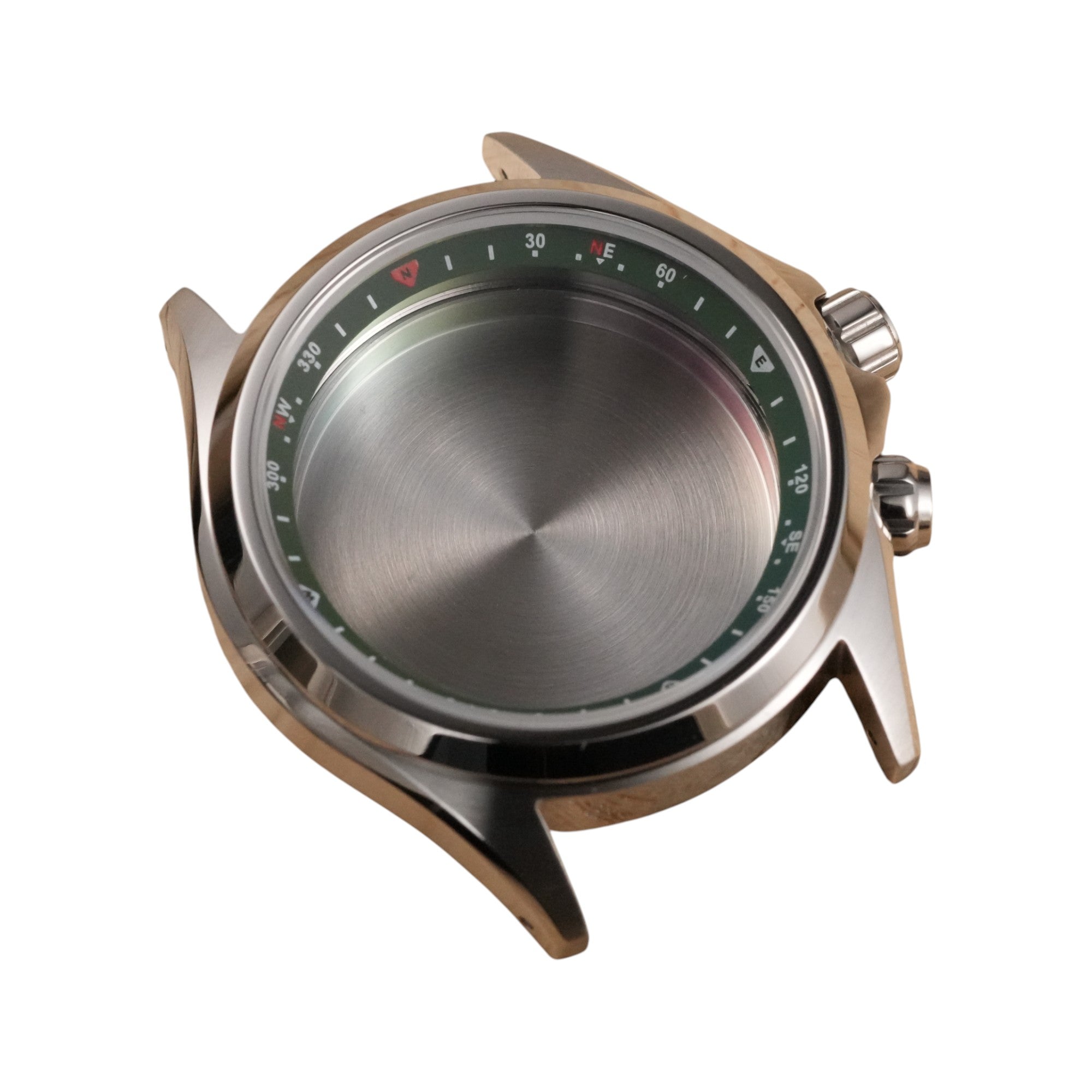 SKX007 Alpinist Green: Brushed Silver Case