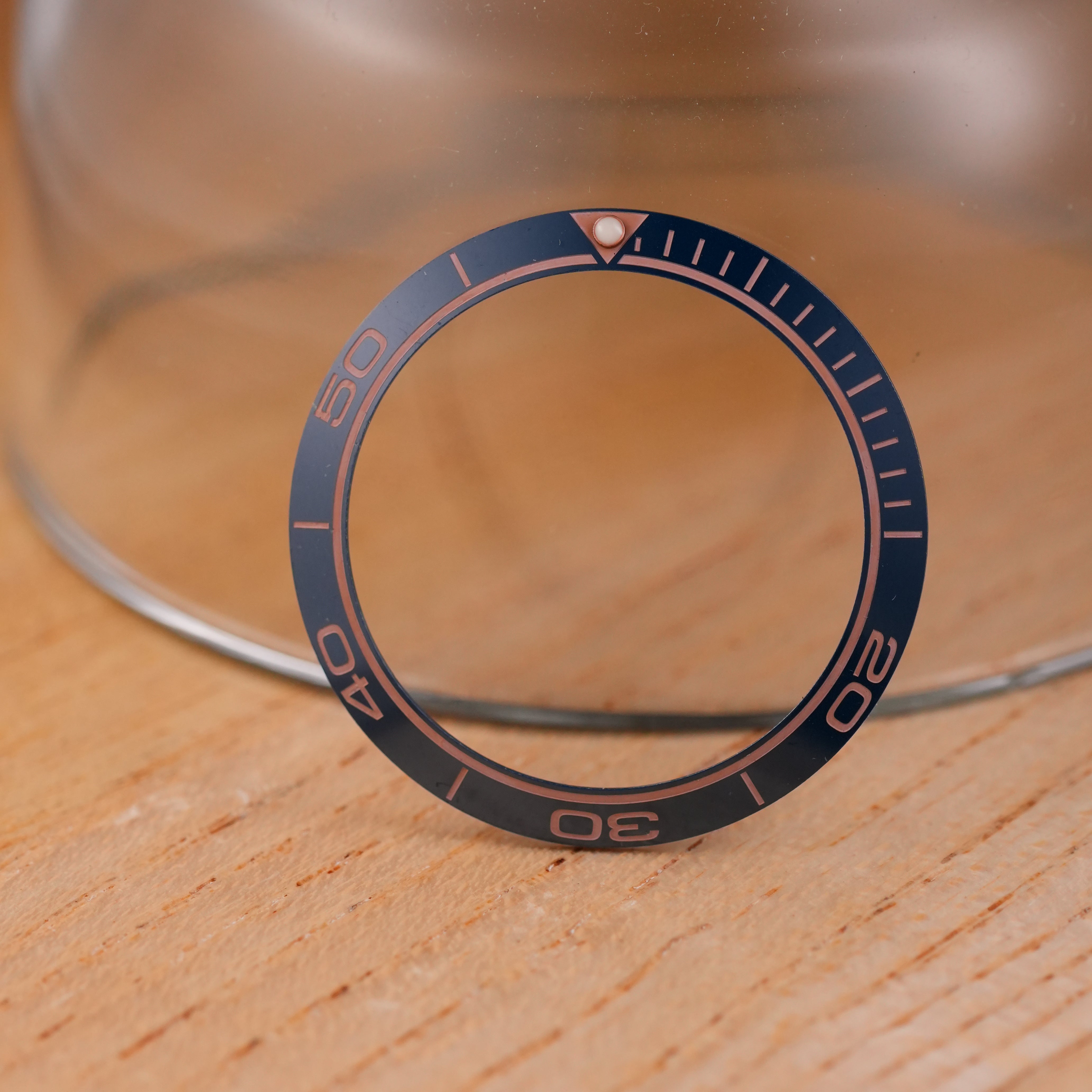 SKX007/SRPD OSPO: Blue Aegean in Rose Gold Markers