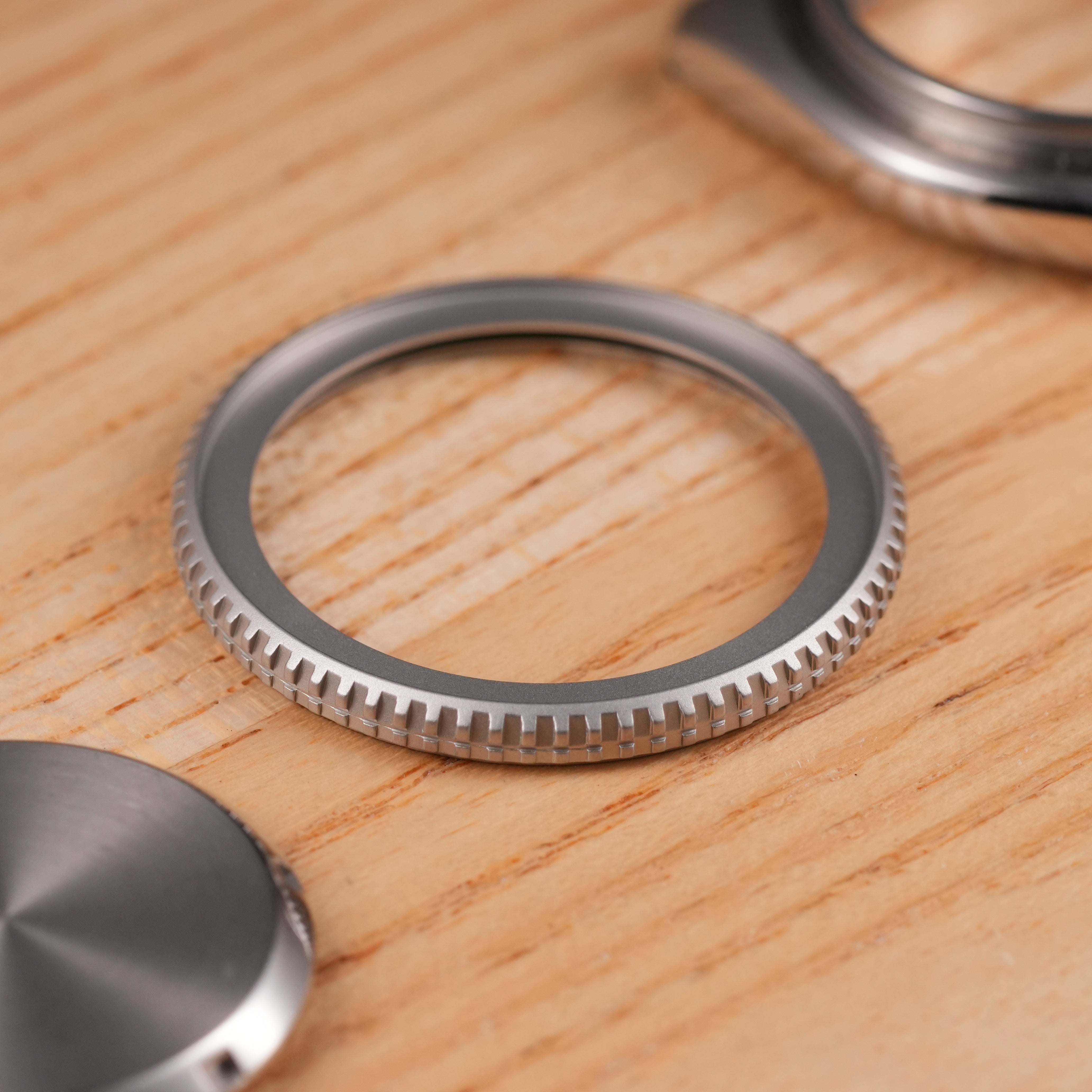 SKX007/SRPD Rugged Bezel: Matte Silver