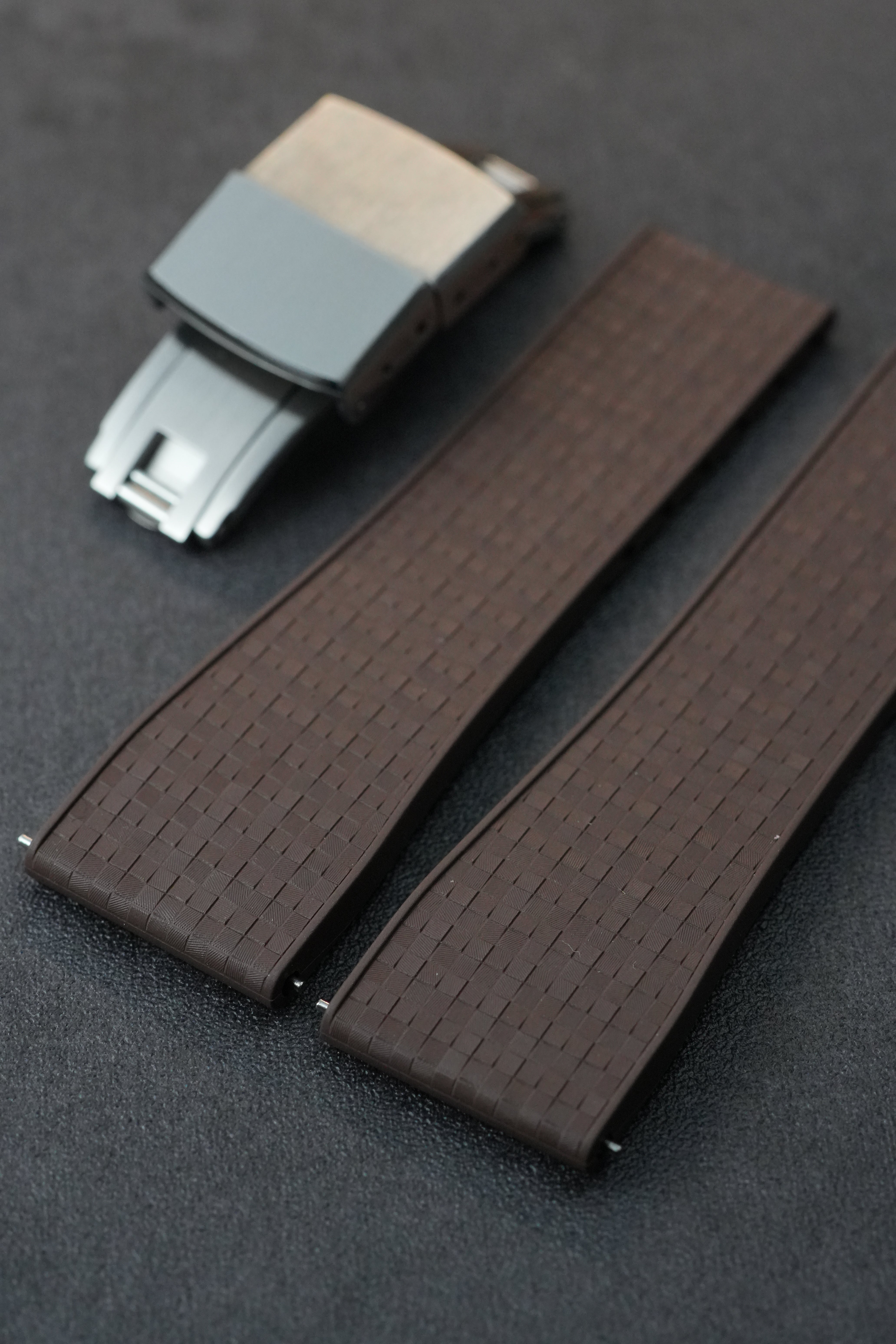 Brown Mosaic: CTS Rubber Strap