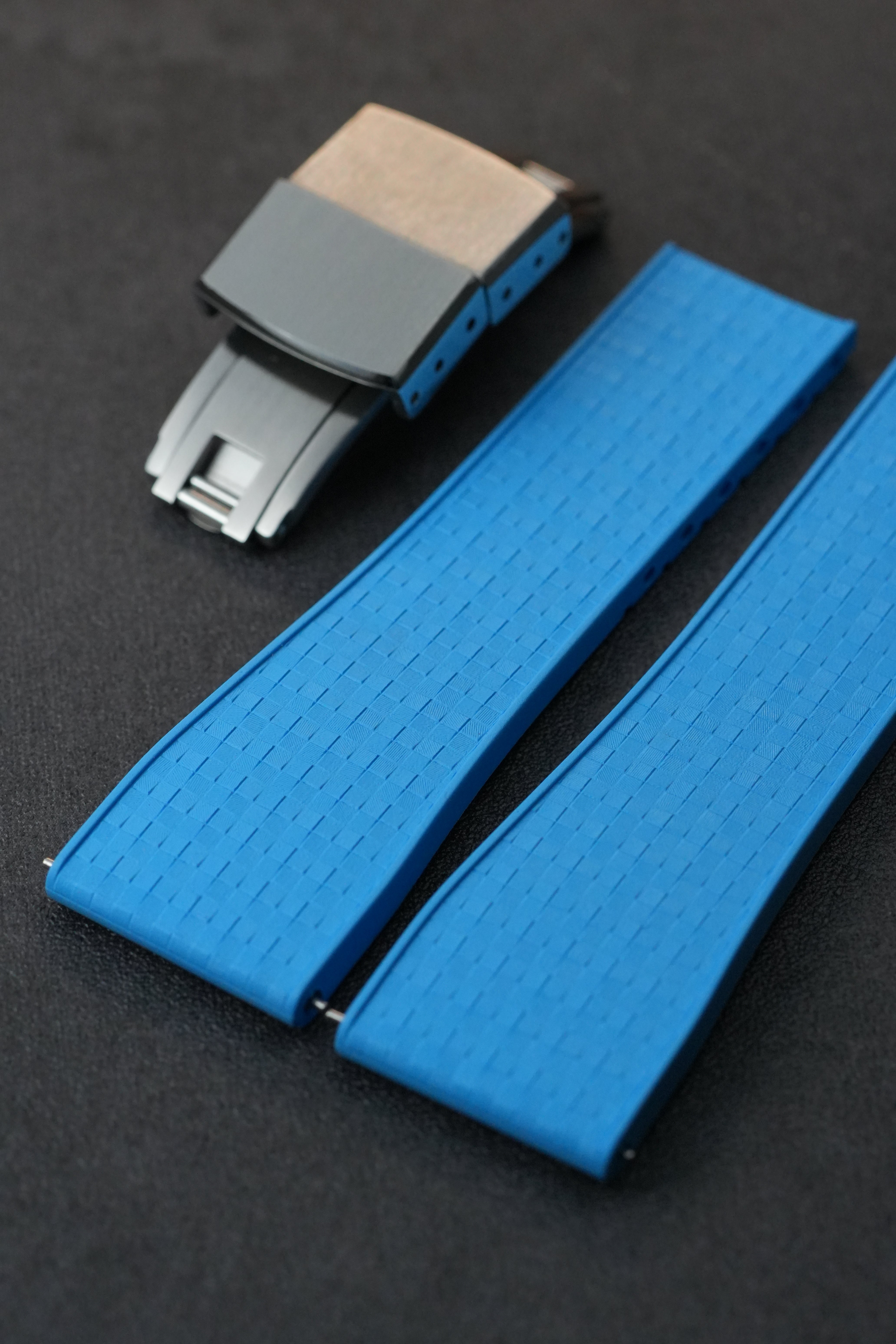 Sky Blue Mosaic: CTS Rubber Strap