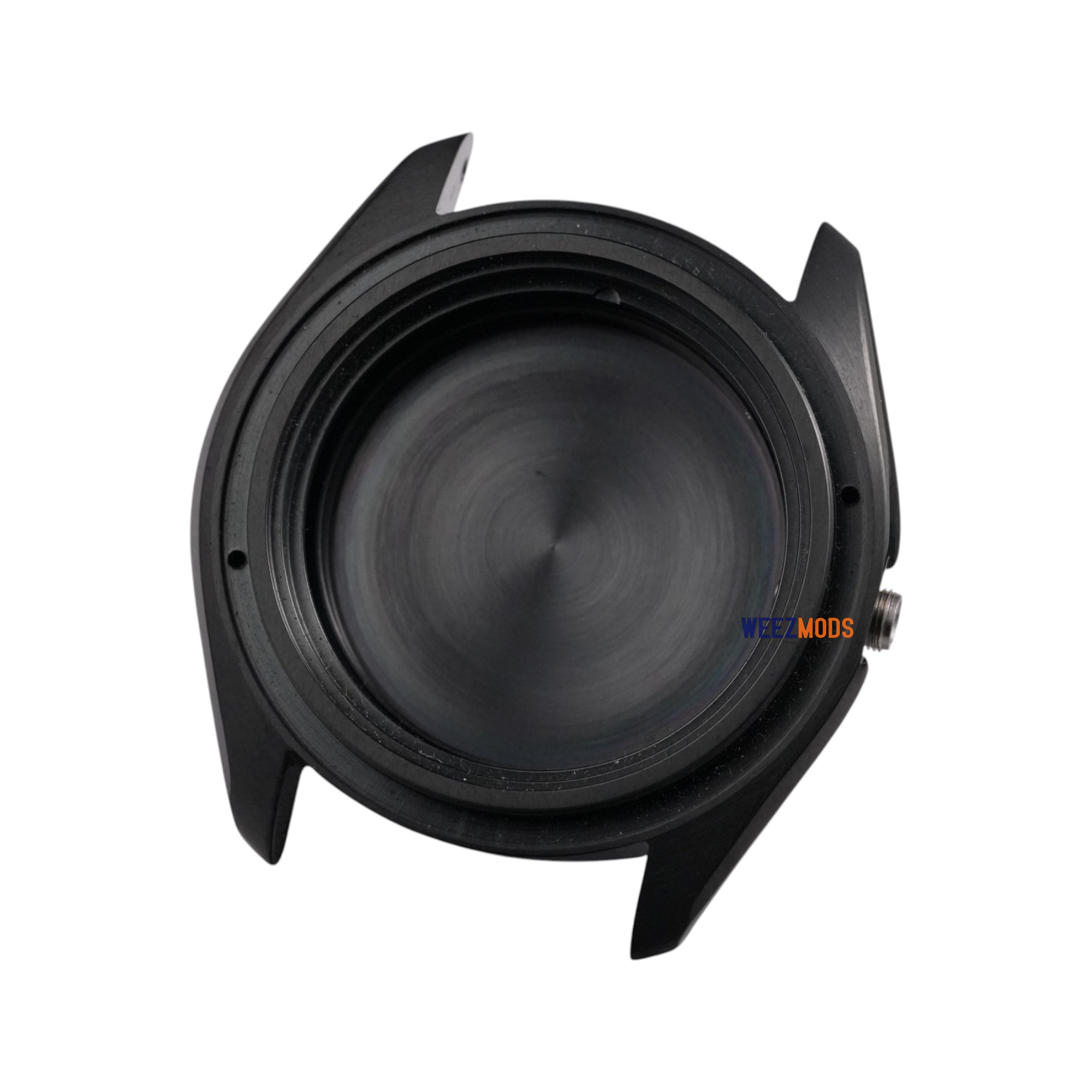 SKX007 3:00: Brushed Black Case without Crown Guard