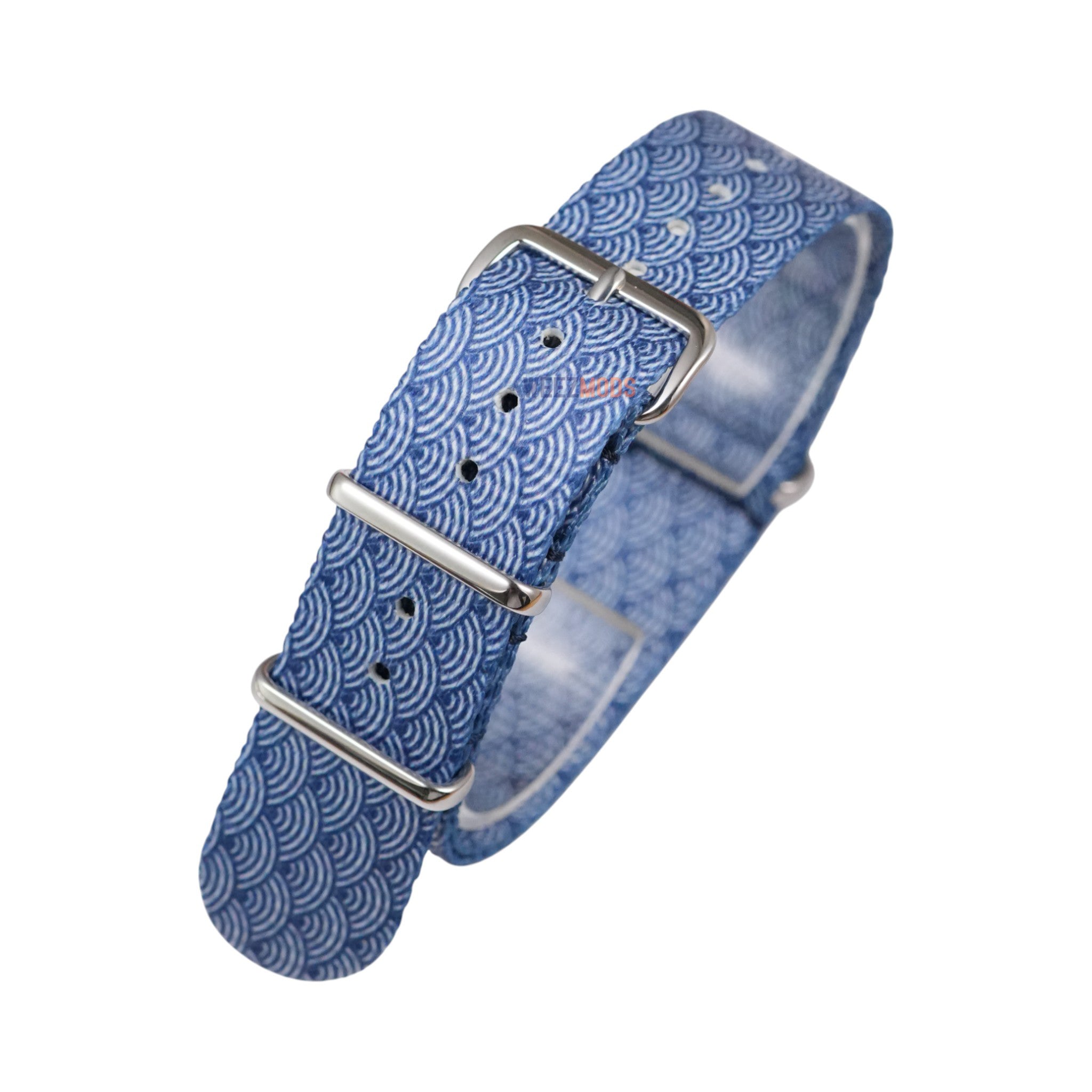 Seihaiga: Blue Nato Strap