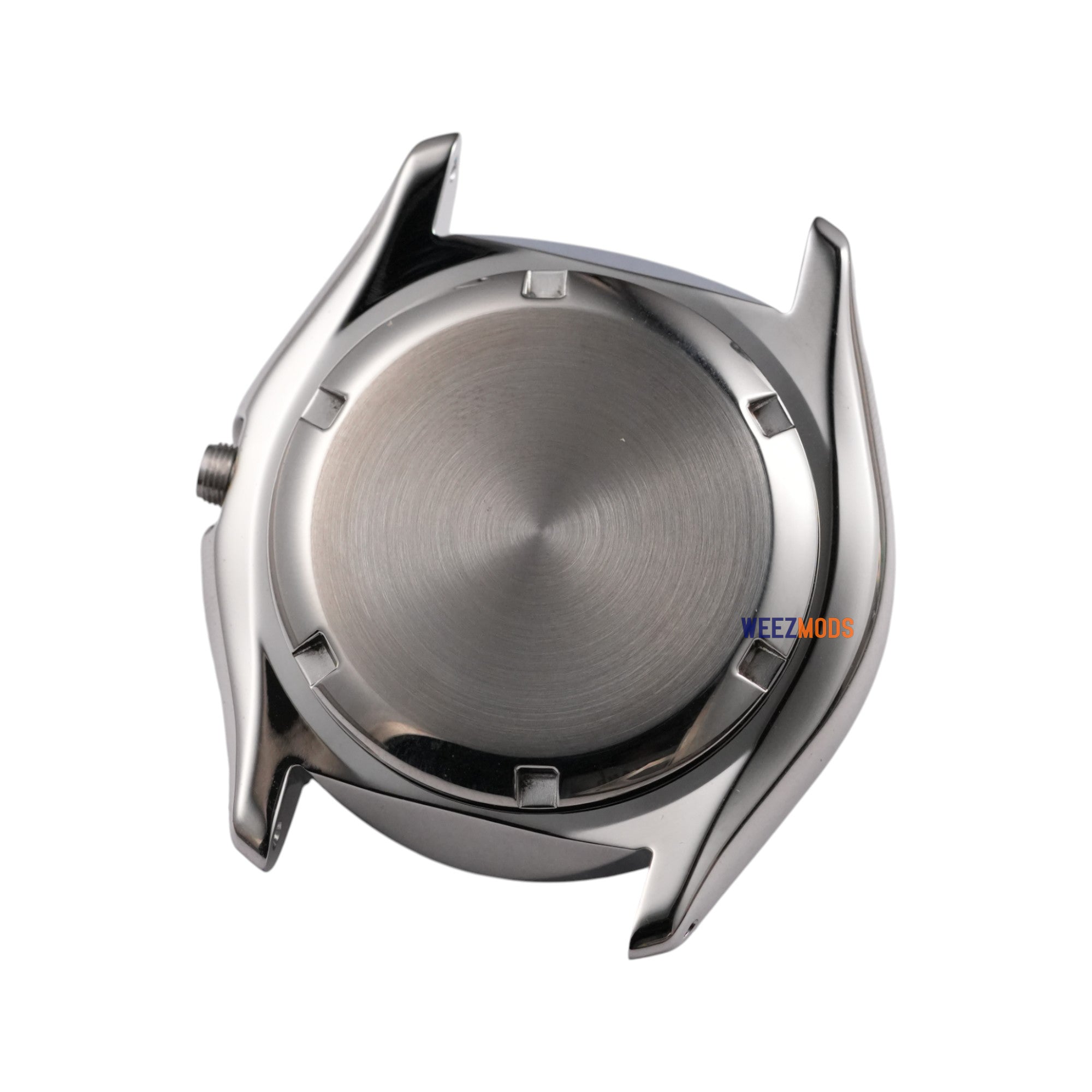 SKX007 3:00: Brushed Silver Case without Crown Guard