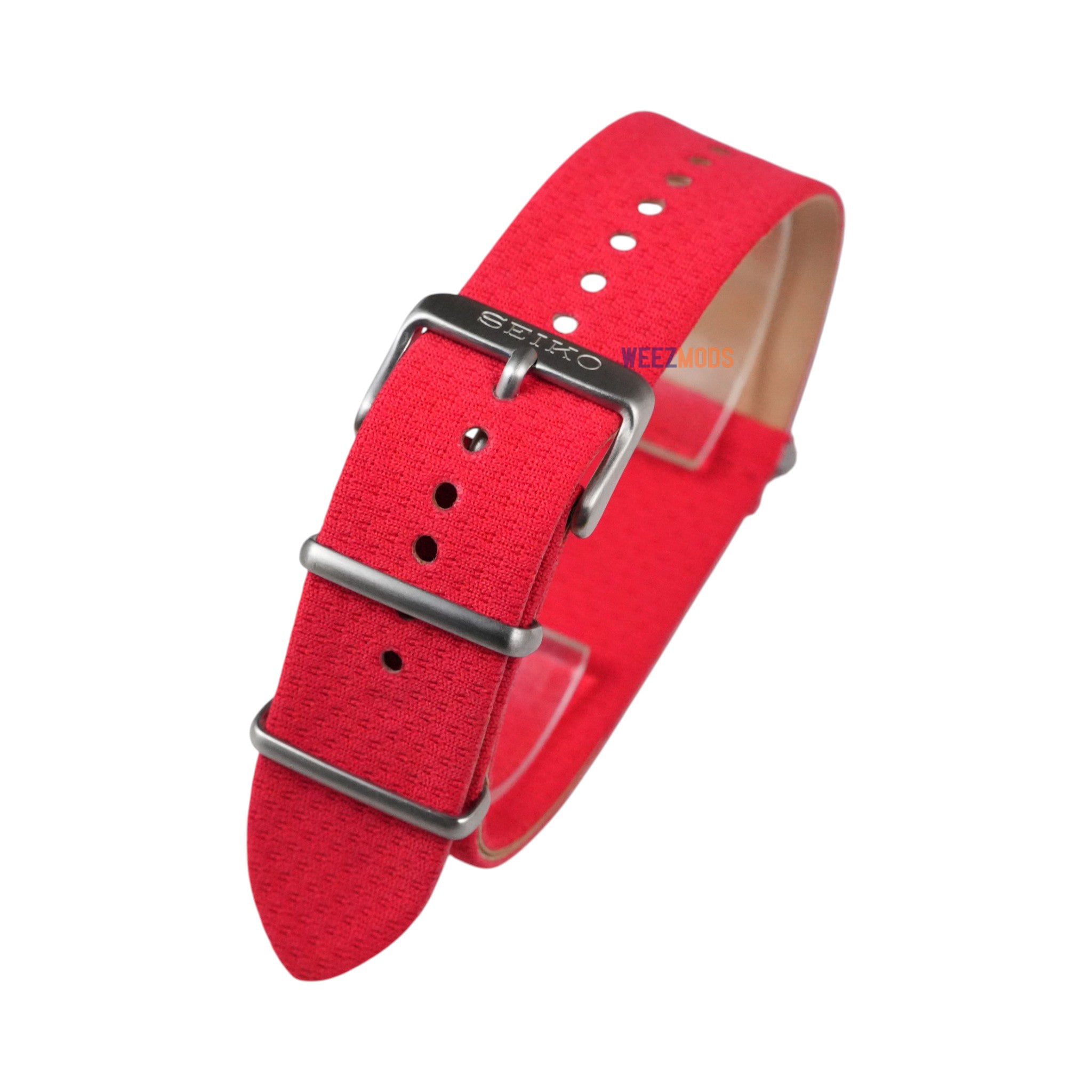 Seiko: Fabric Red Nato Strap (22MM)