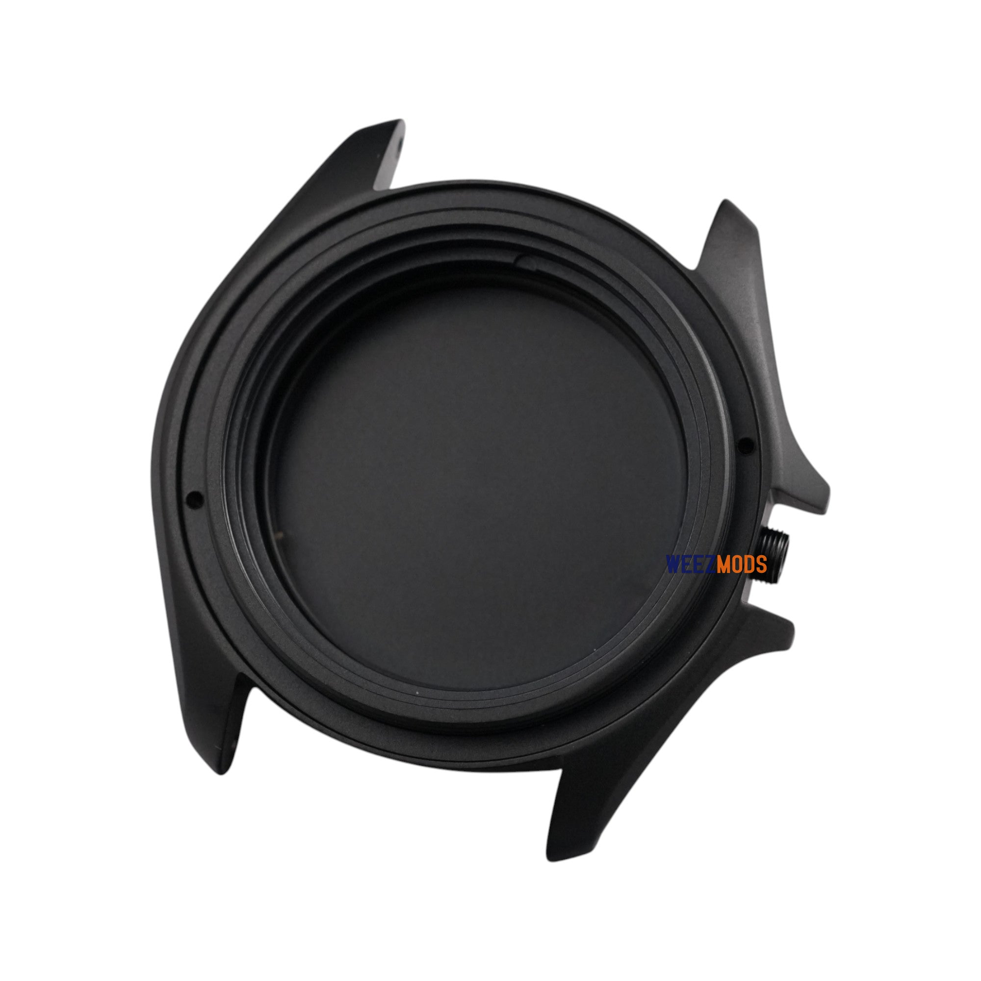 SKX007 3:00: Matte Black Case with Crown Guard