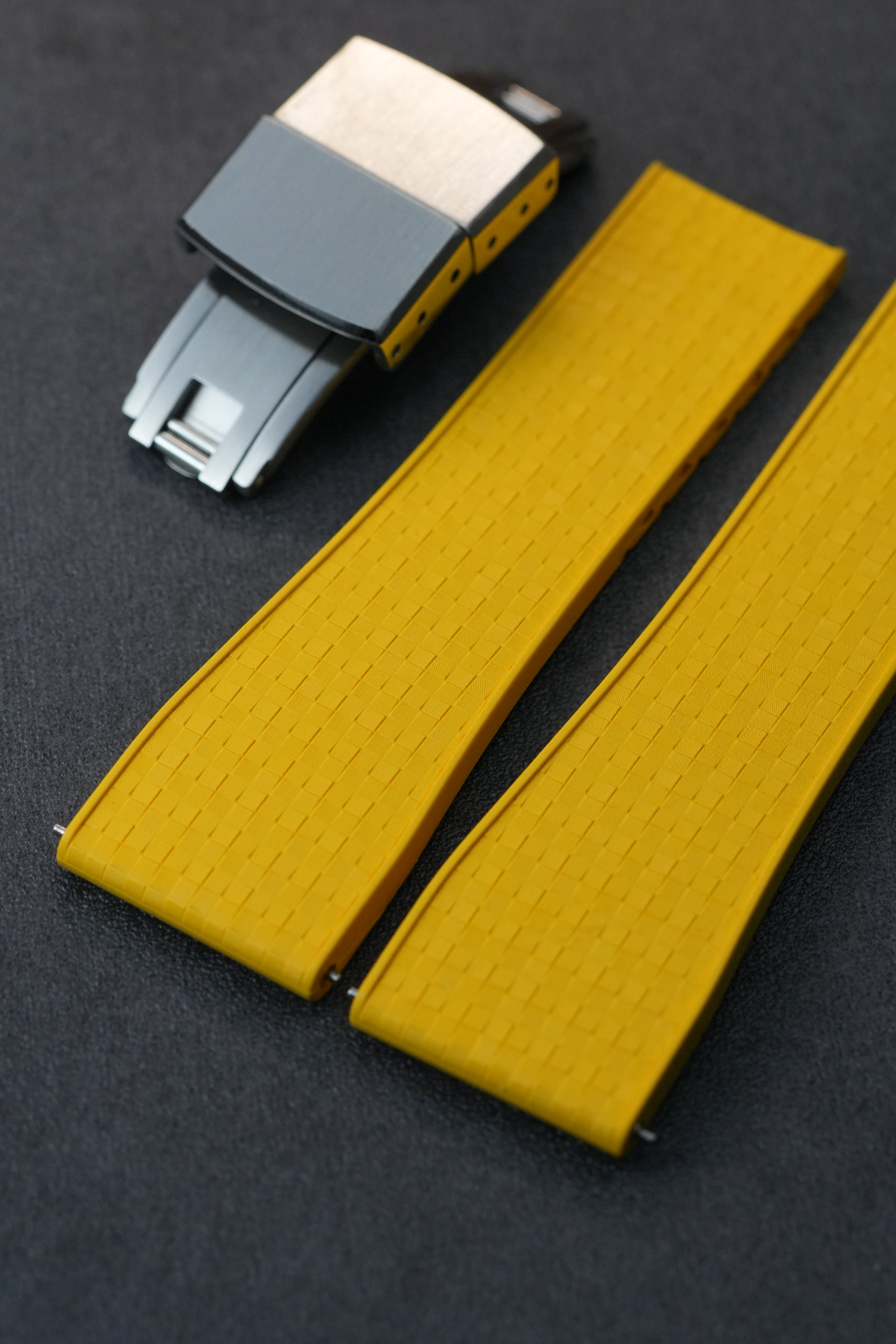 Yellow Mosaic: CTS Rubber Strap