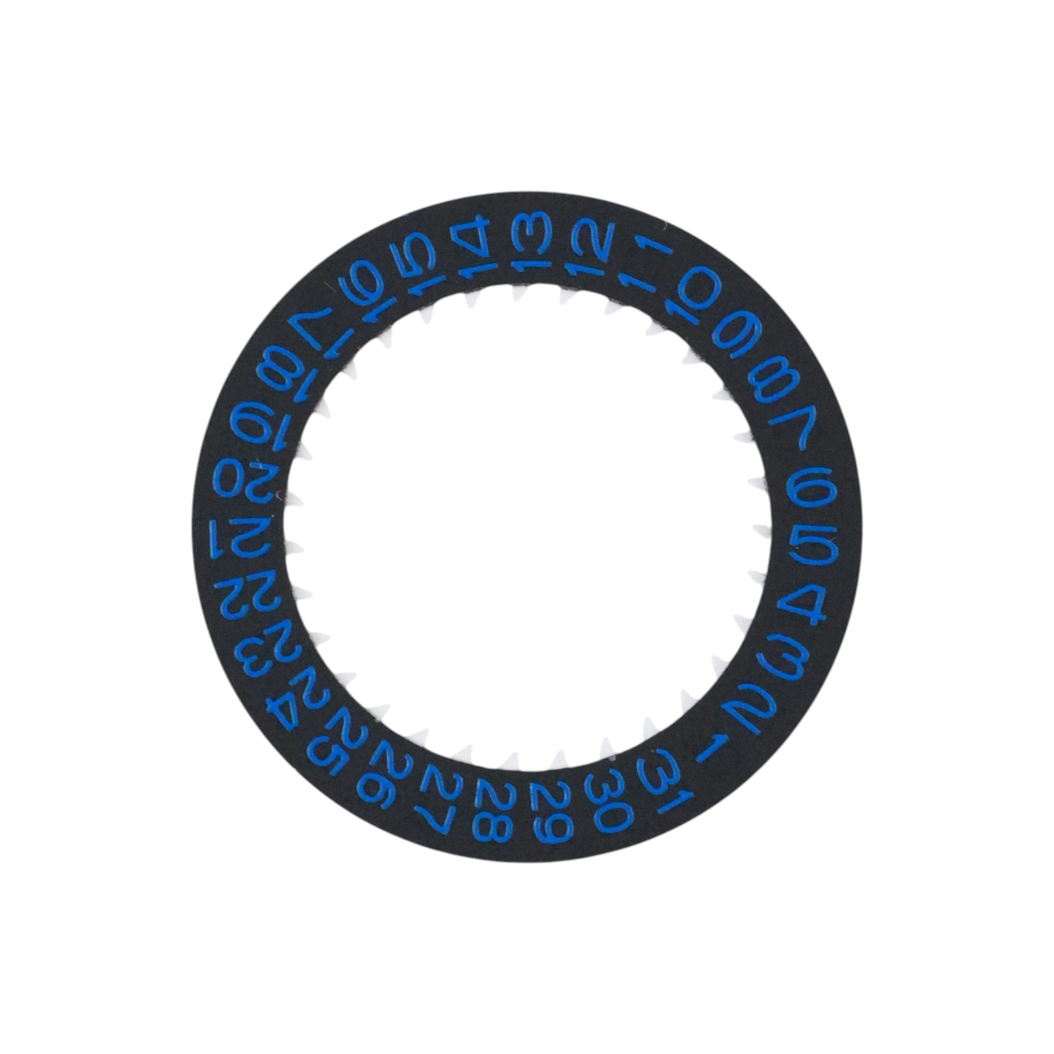 Date Disc: Black with Blue Numerals (3:00" & 3:80" Position)