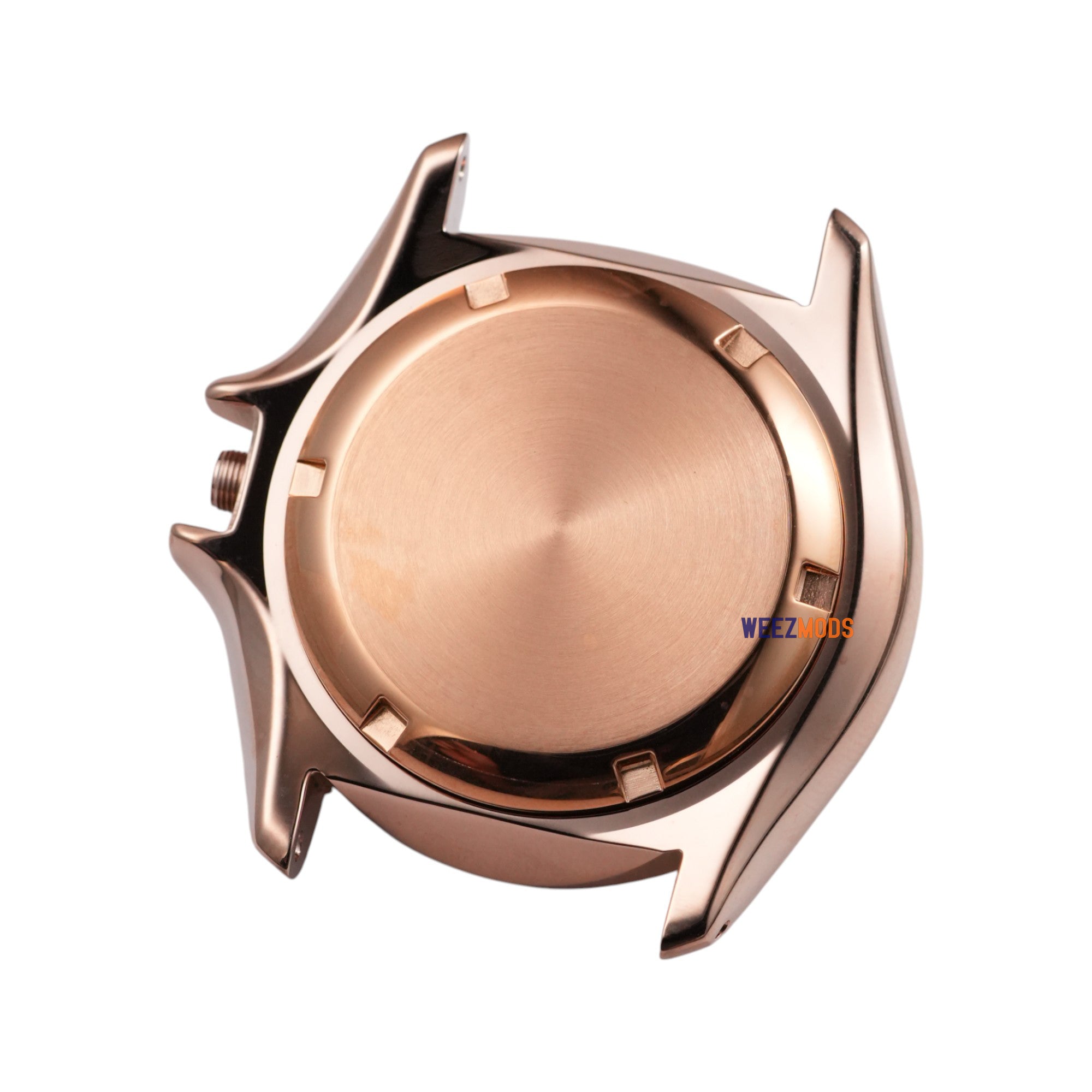 SKX007 3:00: Brushed Rose Gold Case with Crown Guard