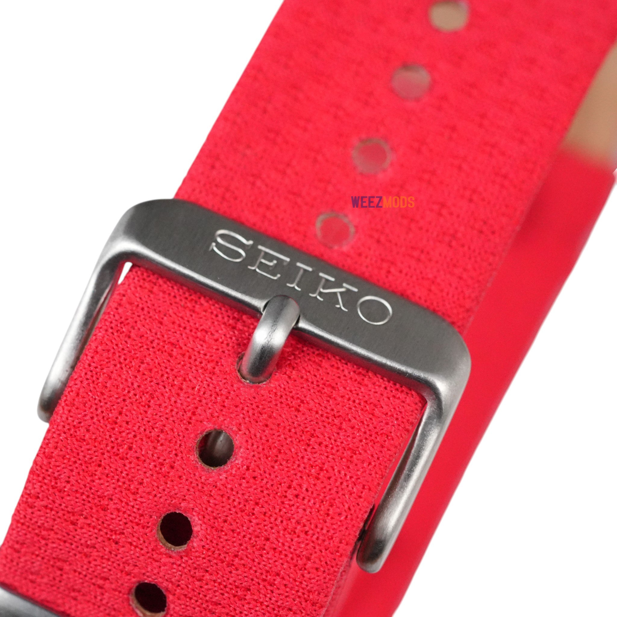 Seiko: Fabric Red Nato Strap (22MM)