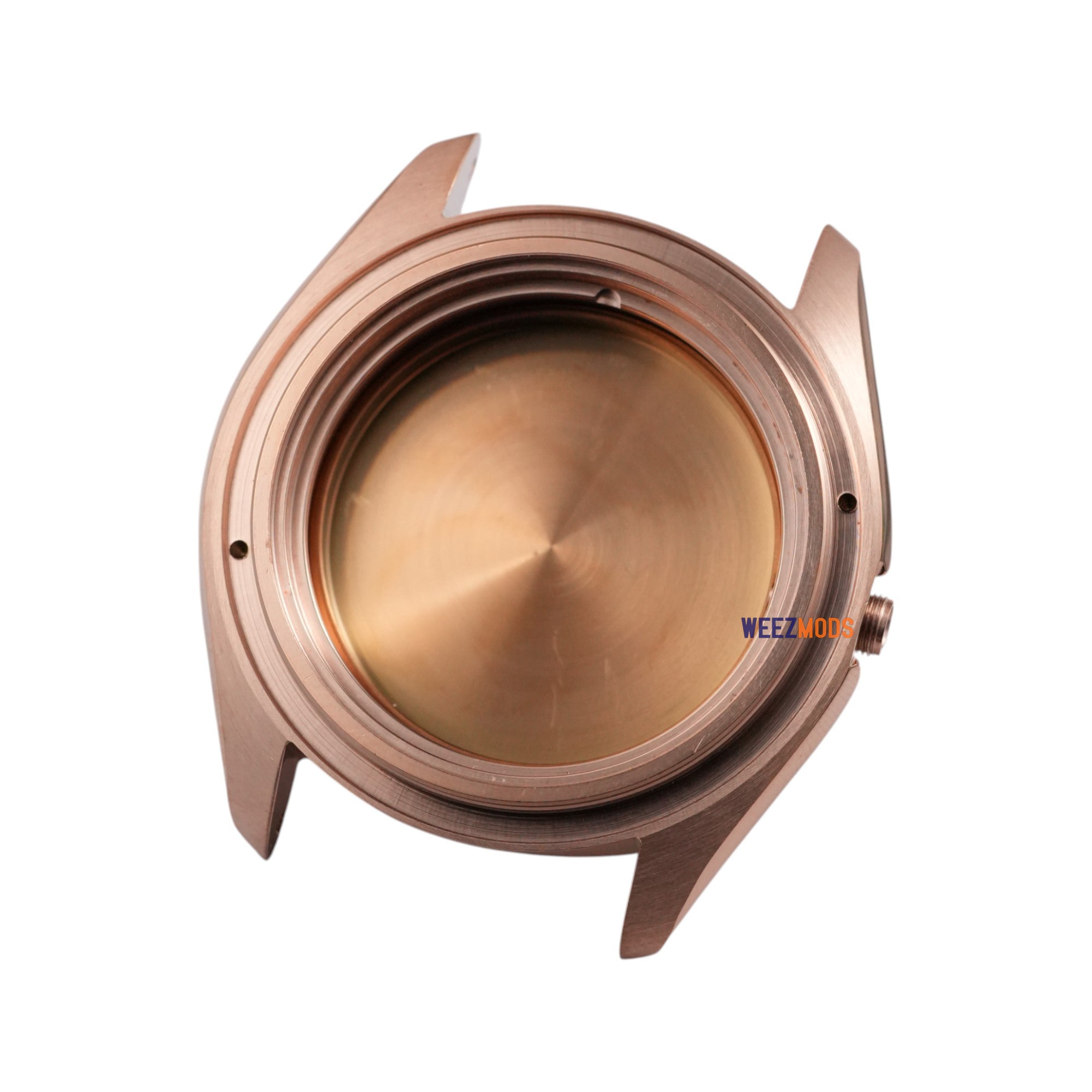 SKX007 3:00: Brushed Rose Gold Case without Crown Guard