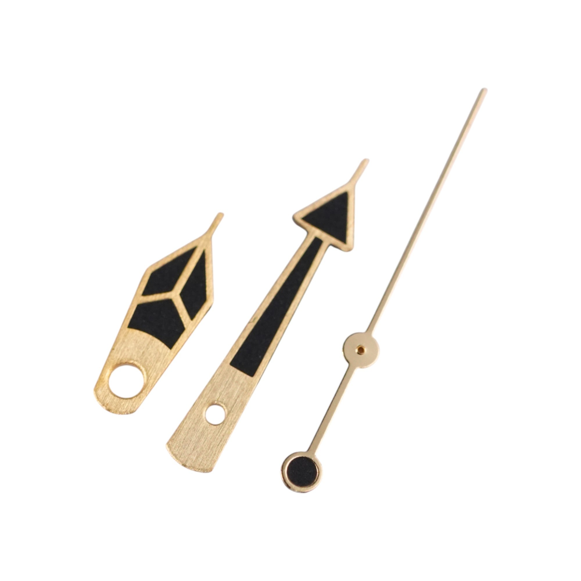 GS Diver: Brushed Gold Hands w/ Black Lume