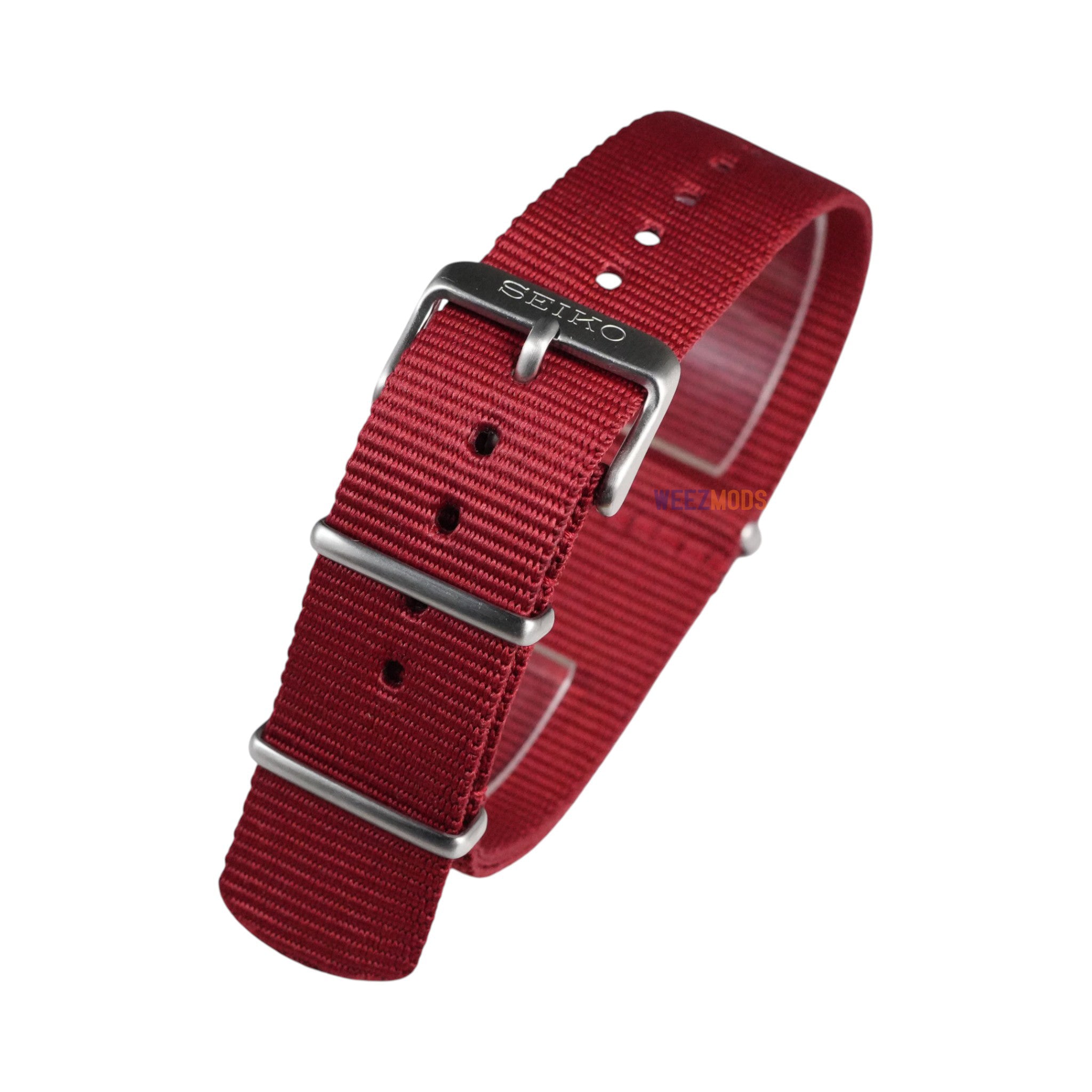 Seiko: Maroon Nato Strap (22MM)