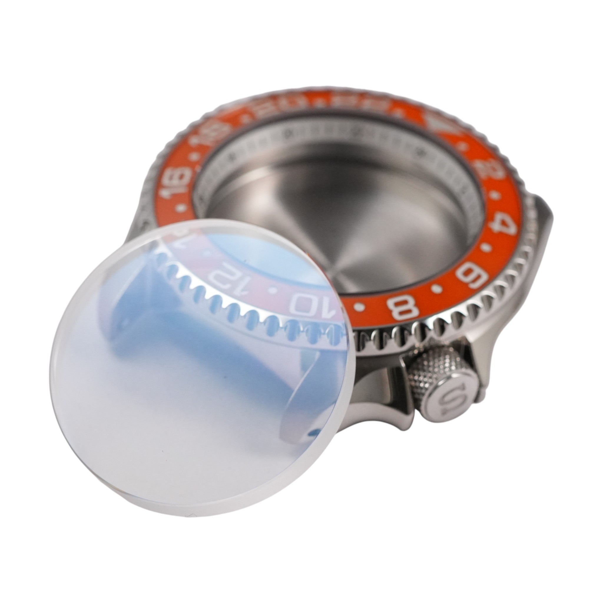 SKX007/SRPD "Slim": Flat Sapphire Crystal for Slope Bezel Insert