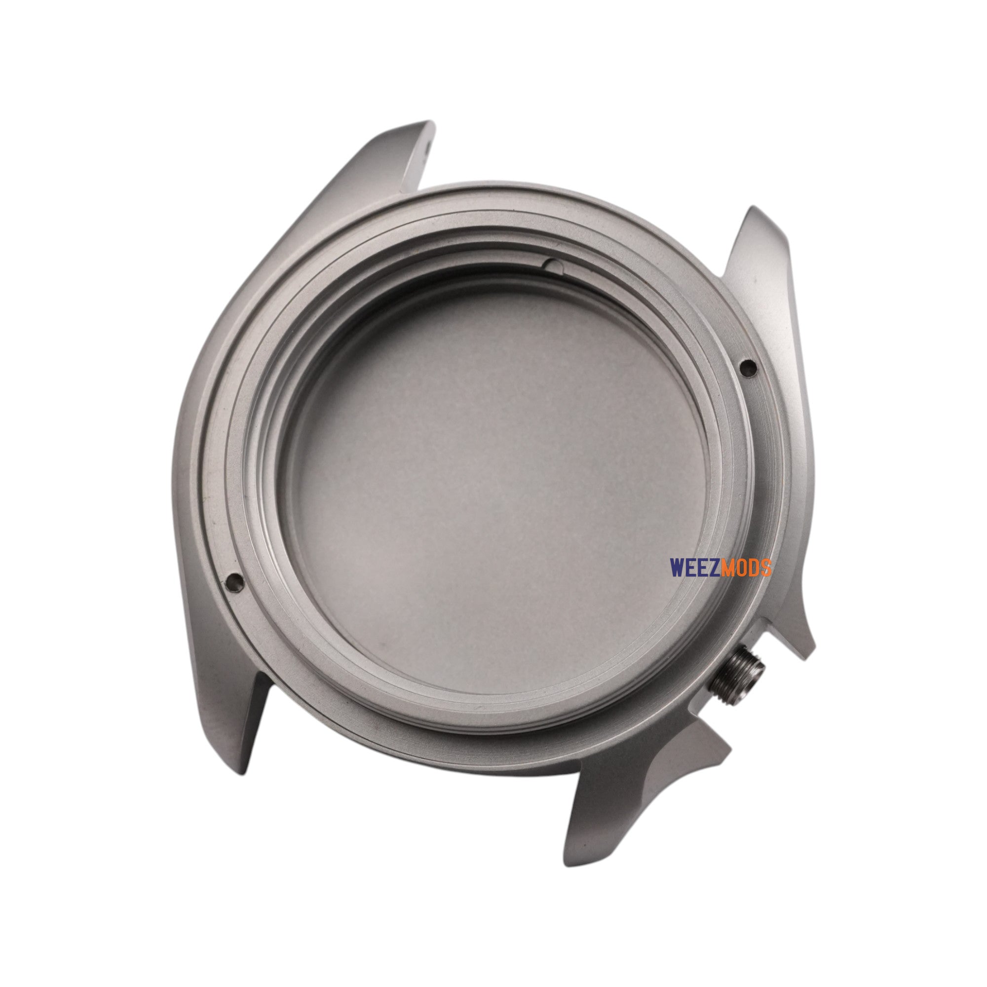 SKX007 3:80: Matte Silver Case with Crown Guard