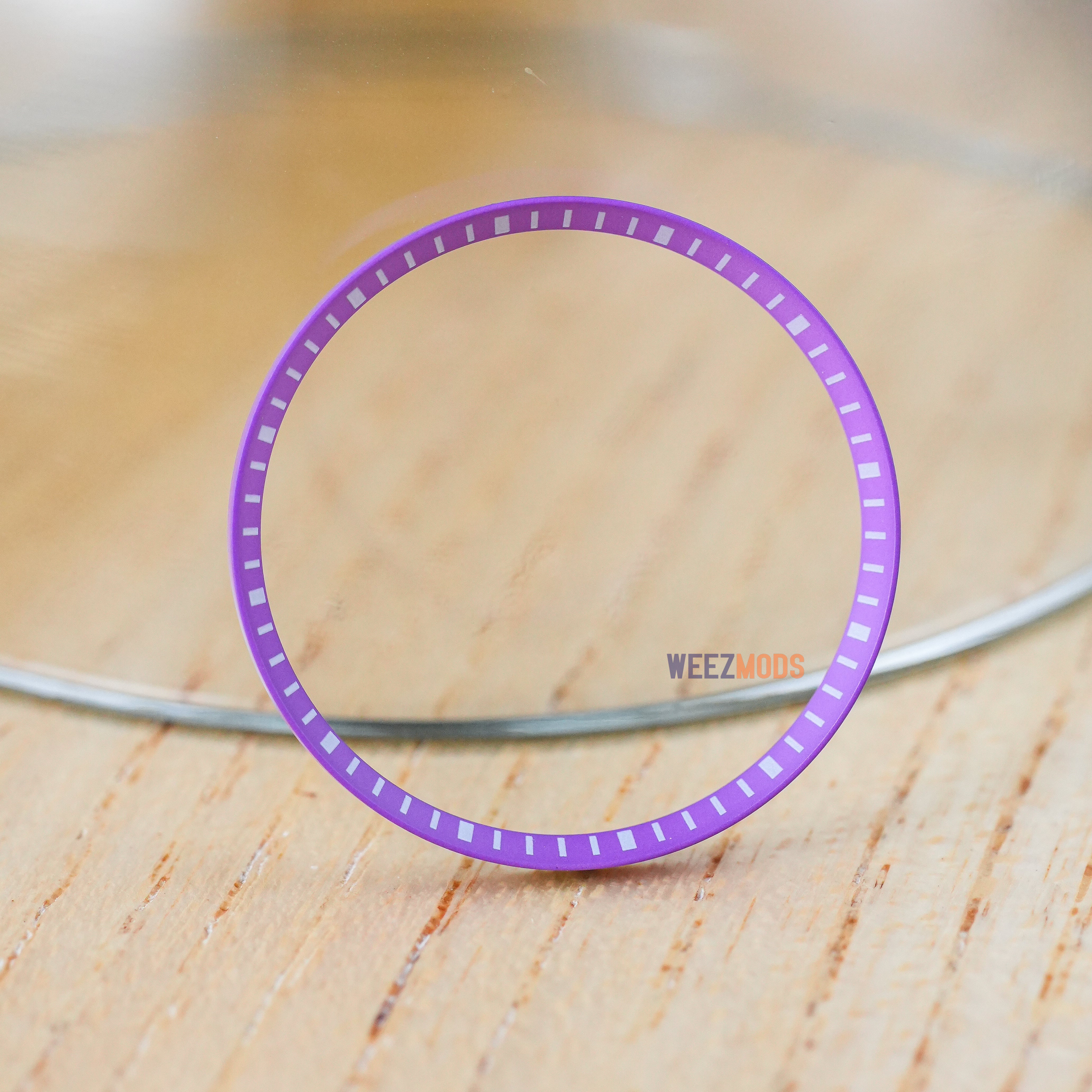 SKX007/SRPD Chapter Ring: Purple with White Markers v2