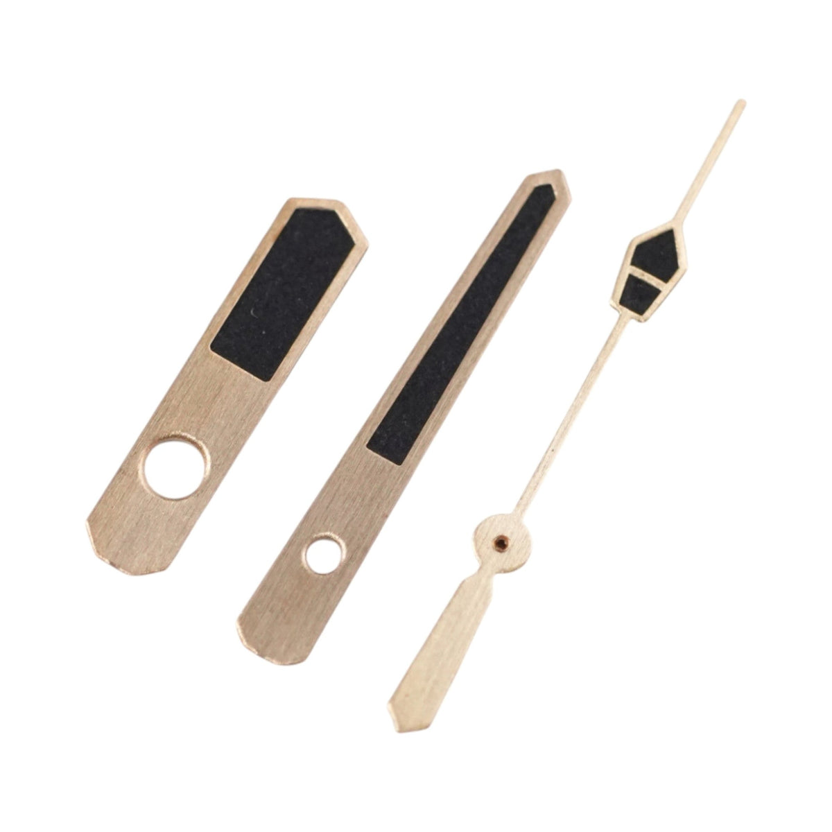 MM300: Brushed Gold Hands in Black