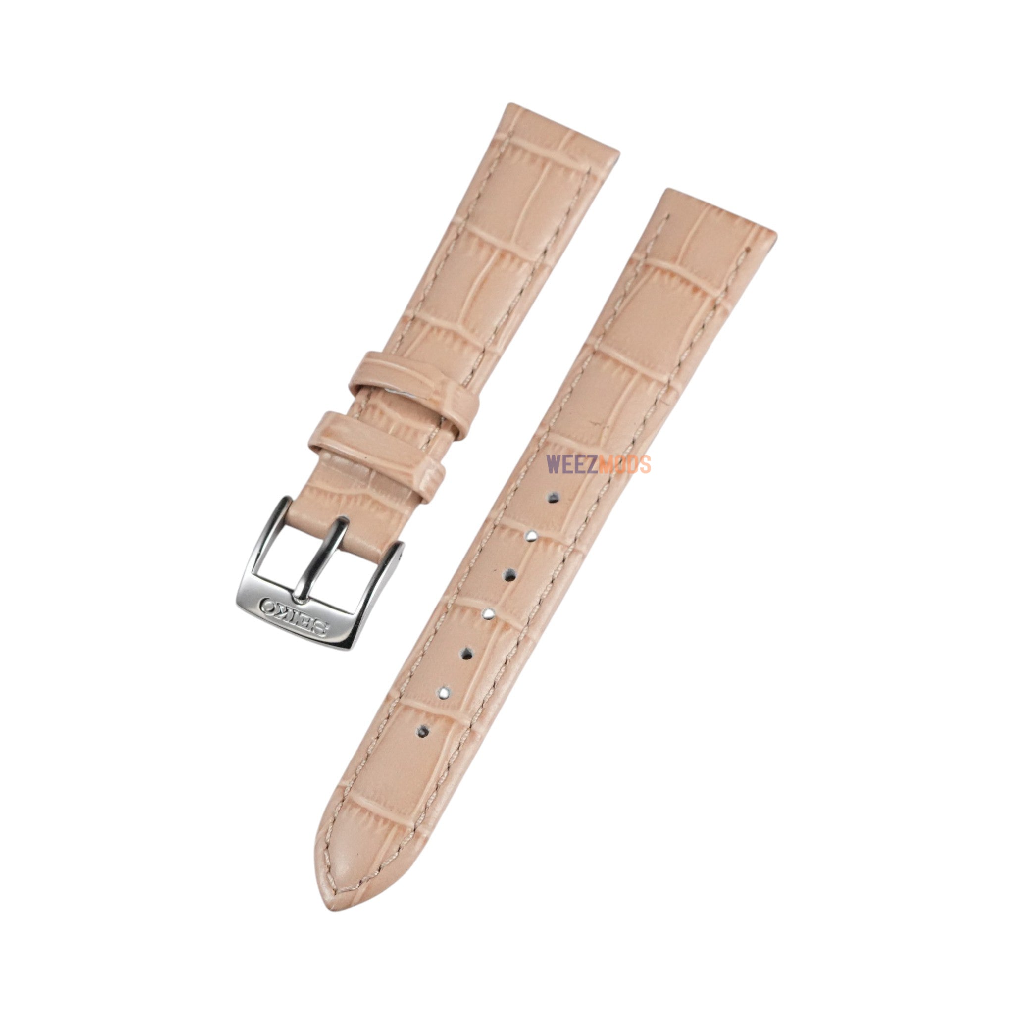 Seiko SWR: 'Presage' Beige Alligator Strap (16MM)