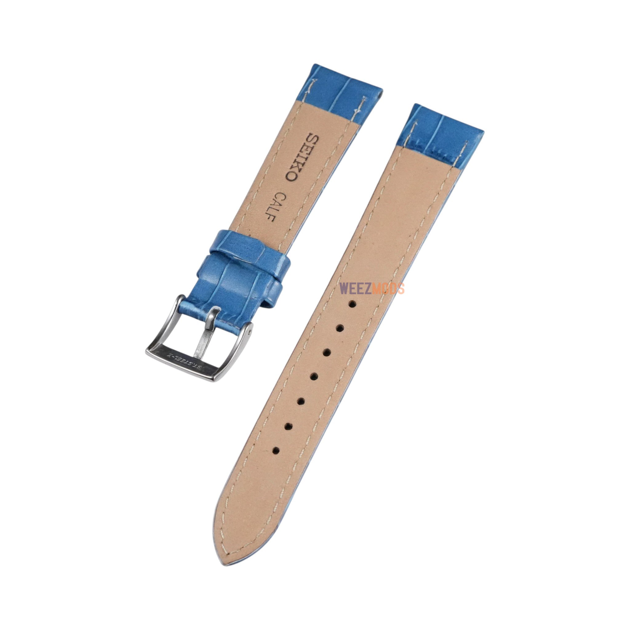 Seiko SWR: 'Presage' Blue Alligator Strap (16MM)