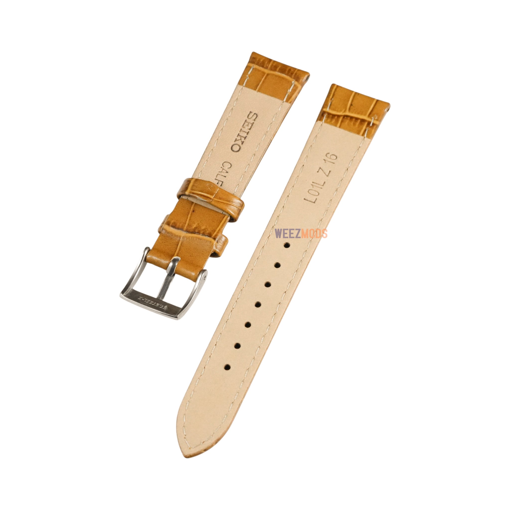 Seiko SWR100P1: 'Presage' Brown Alligator Strap (16MM)