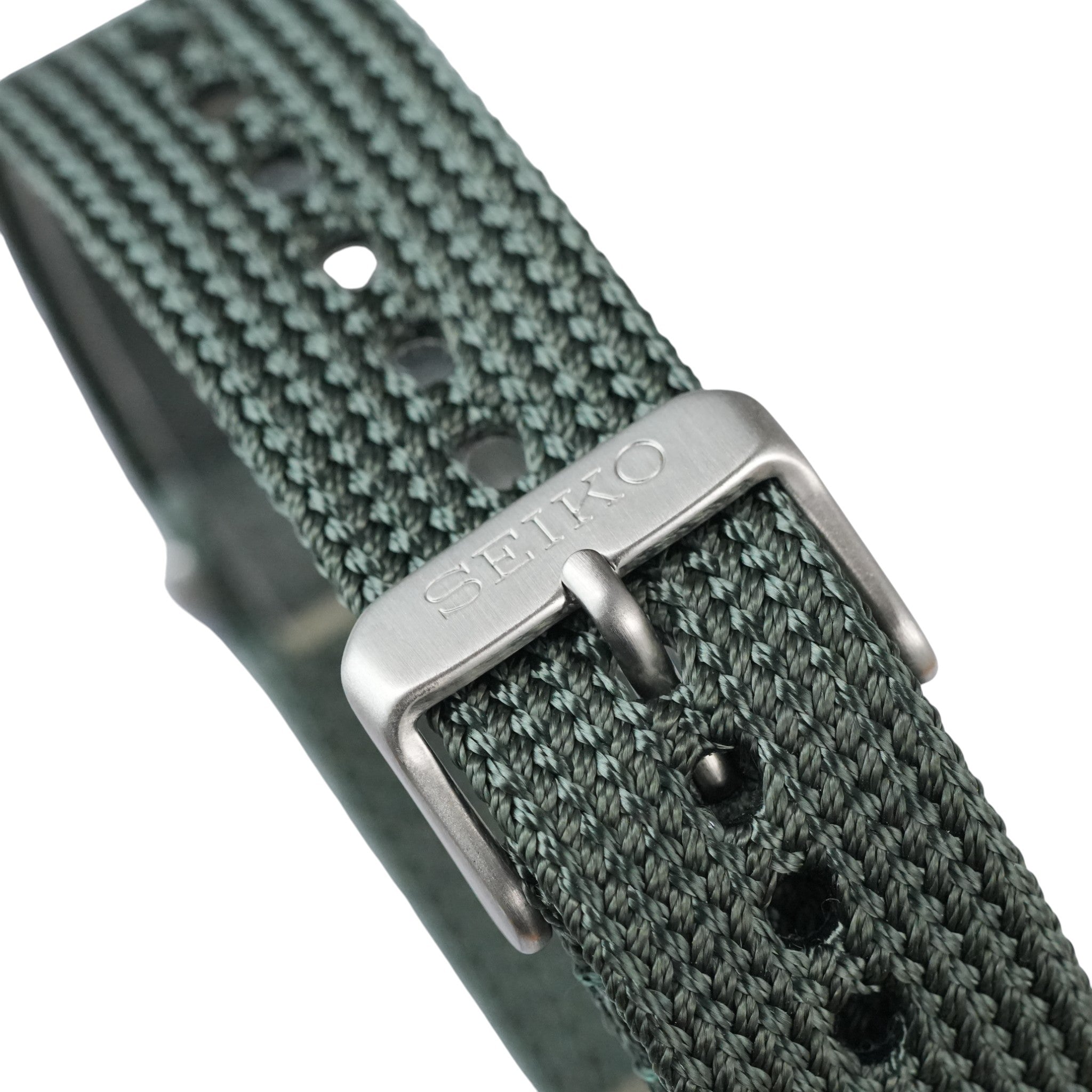 Seiko SBDC205: '62MAS' Seichu Green-Weaved Nato Strap