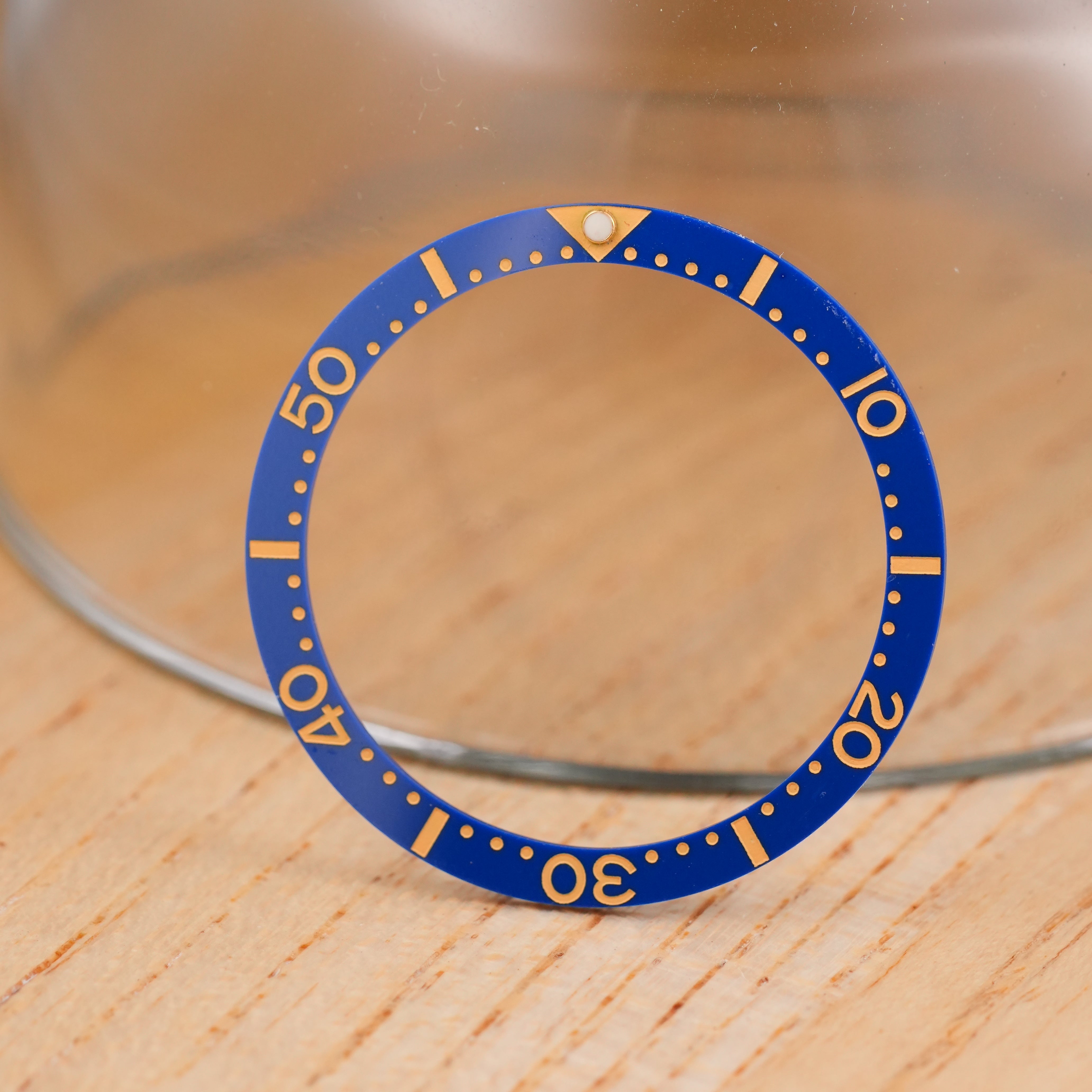 SKX007/SRPD Flat: Blue in Gold Markers