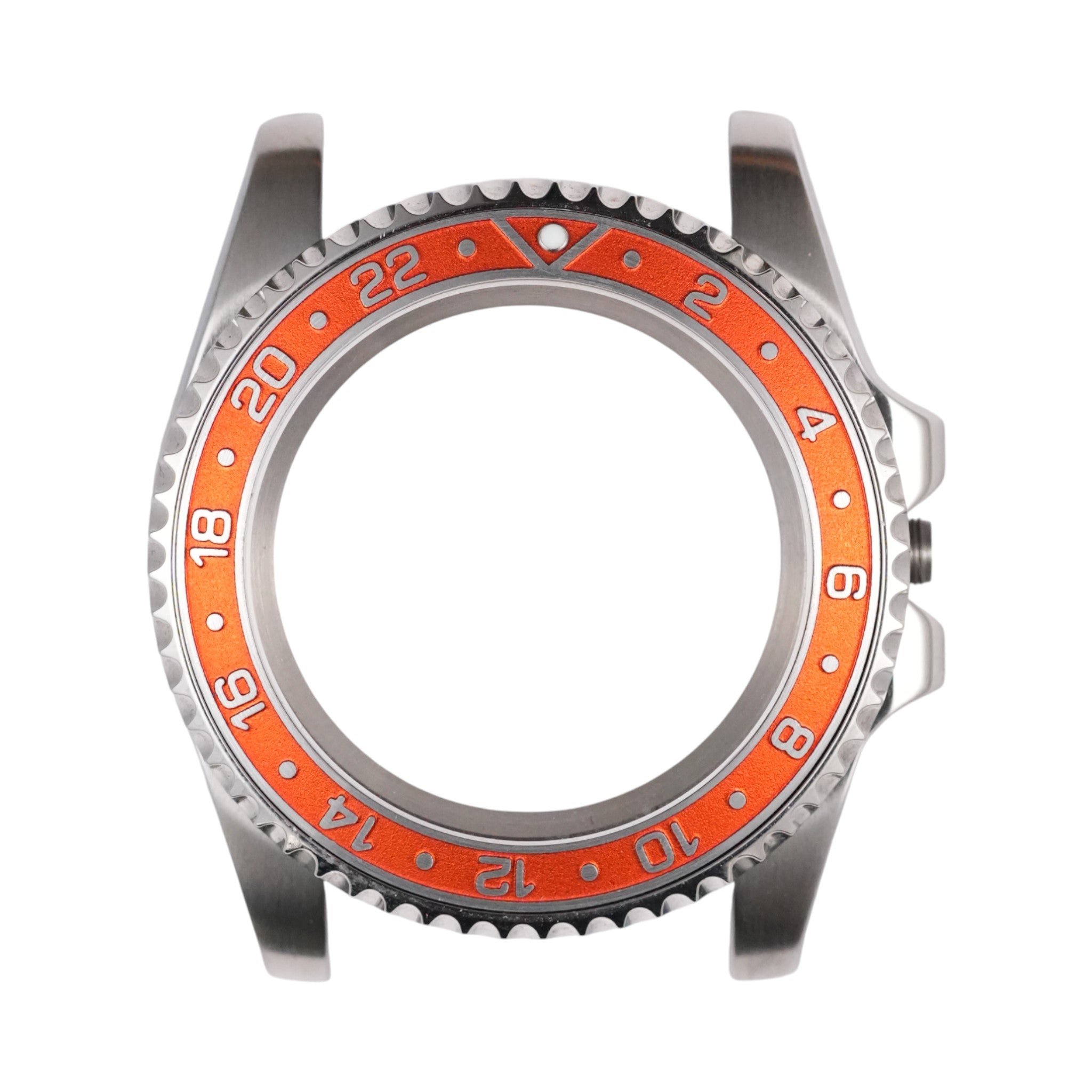 SKX007/SRPD GMT: Orange with Silver Raised Numerals