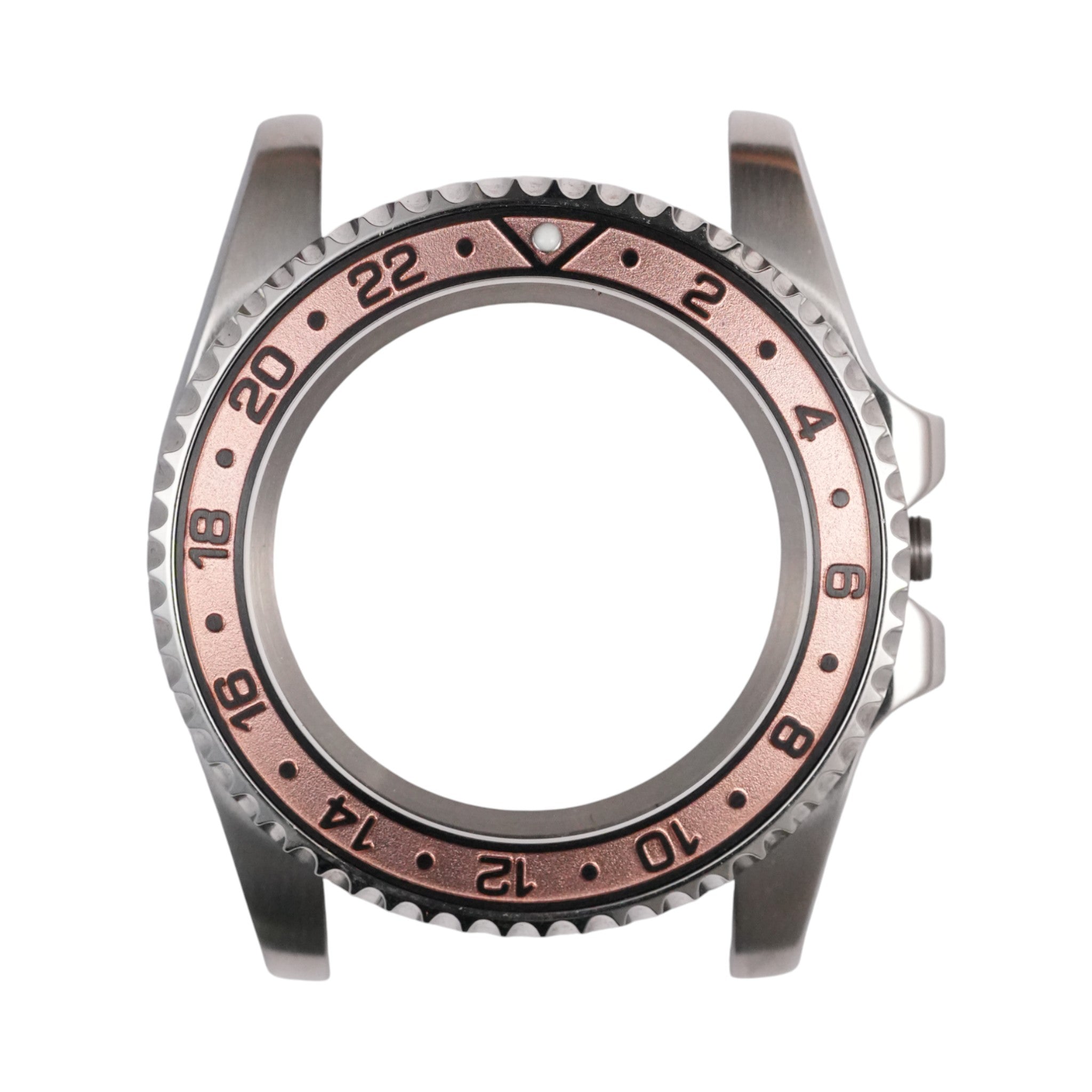 SKX007/SRPD GMT: Rose Gold with Black Raised Numerals