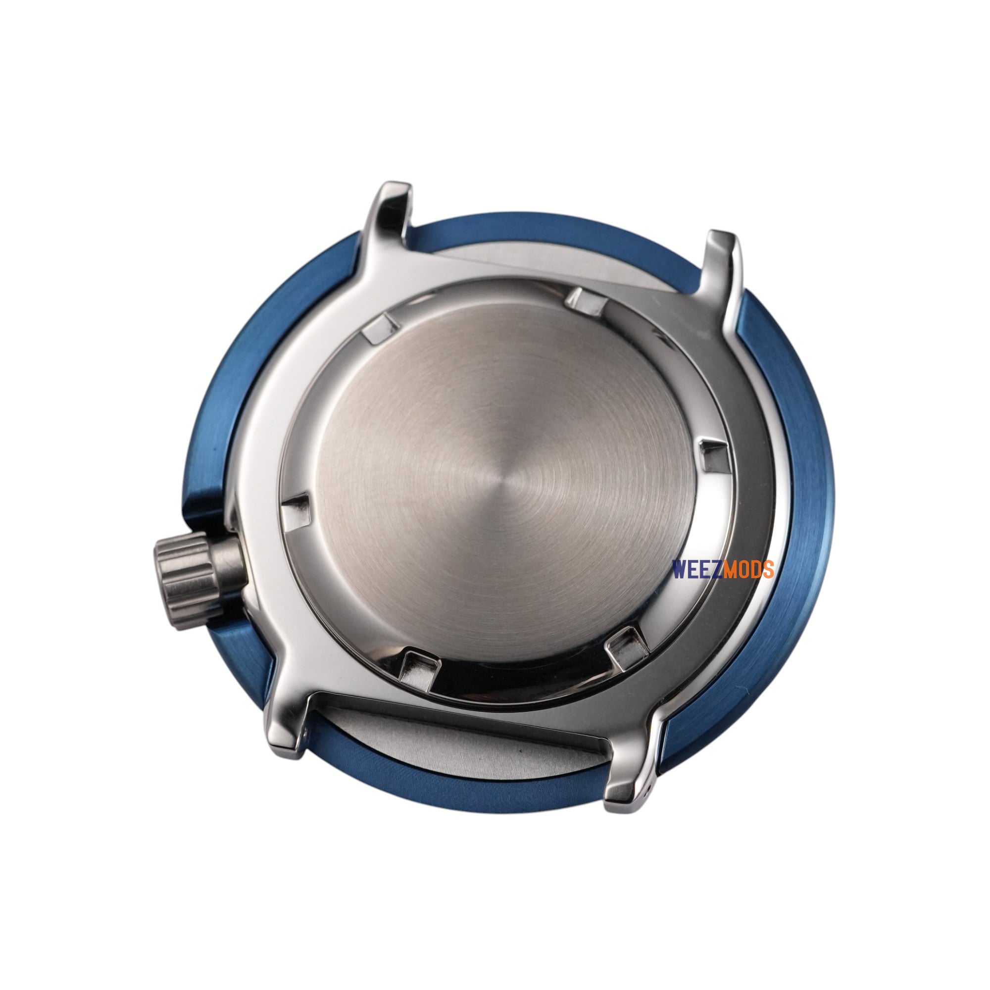 SKX007 Tuna: Brushed Silver with Blue Shroud