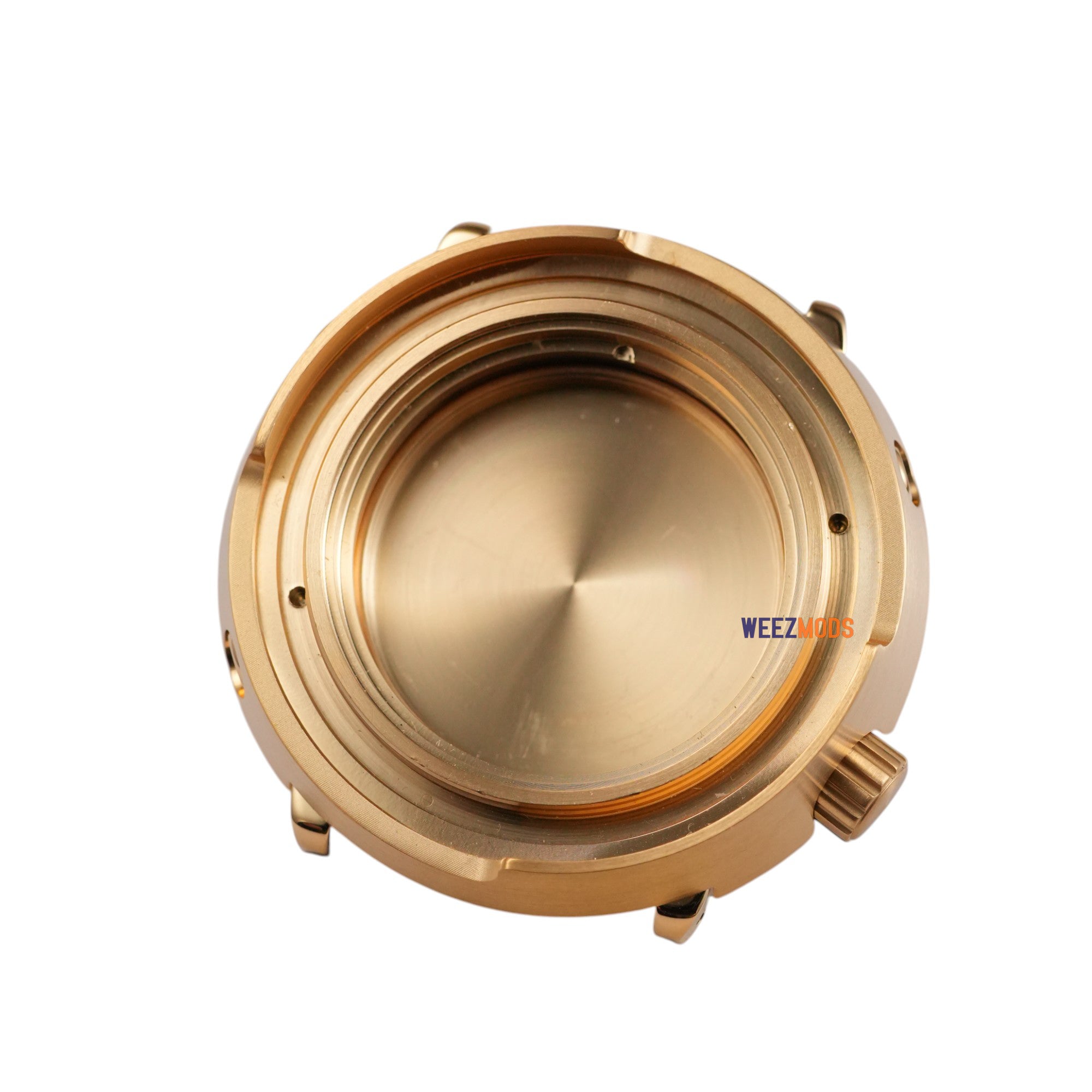 SKX007 Tuna: Brushed Gold with Gold Shroud Case