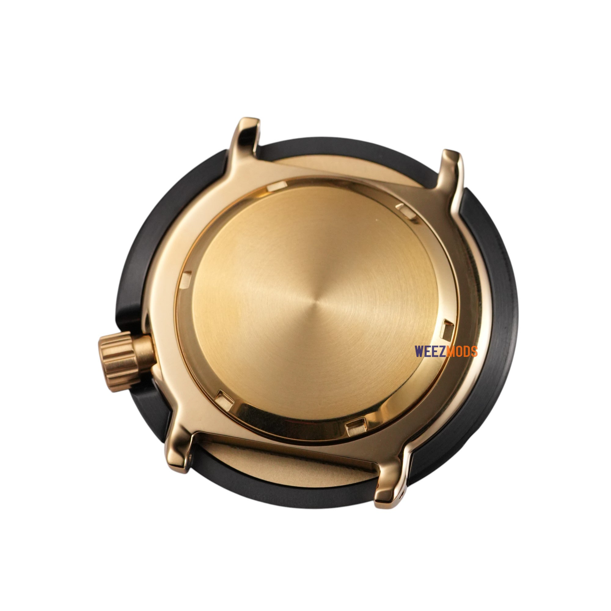 SKX007 Tuna: Brushed Gold with Black Shroud Case