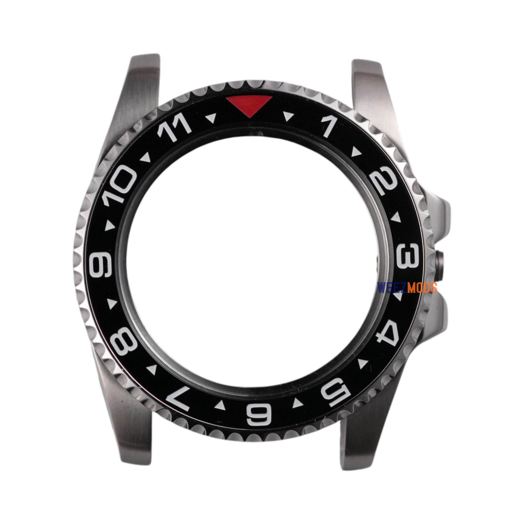 SKX007/SRPD Flat: Black with Red Pip in White Markers