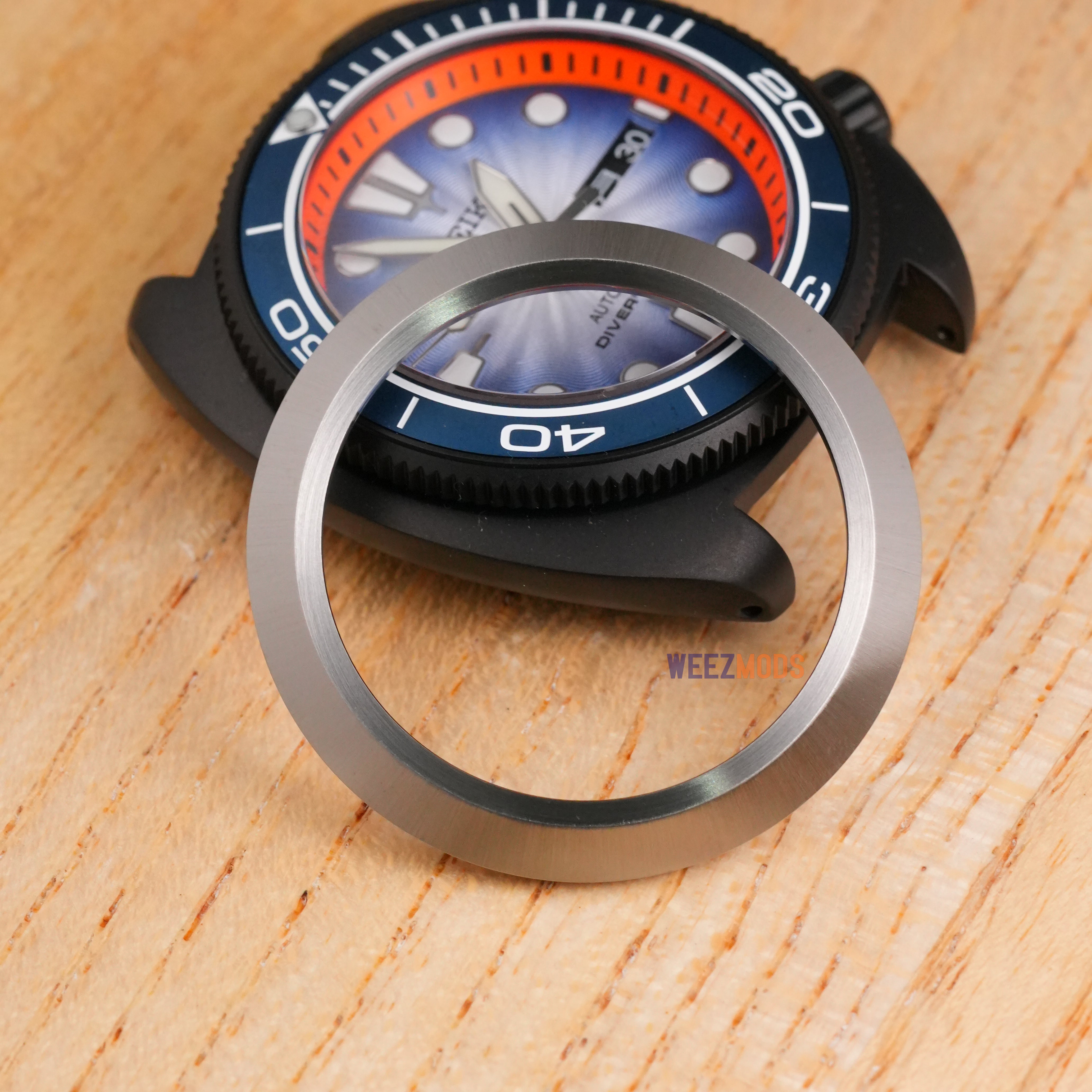 SKX007/SRPD Pilot Bezel: Brushed Silver