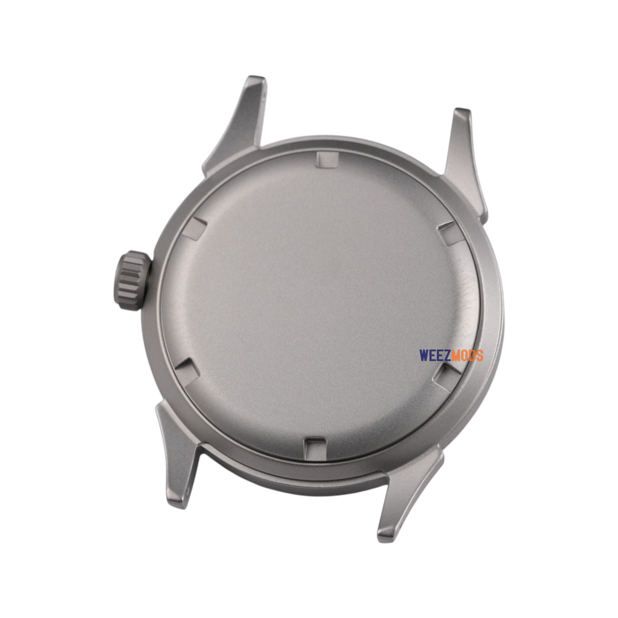 38MM Angular Pilot: Matte Silver Case