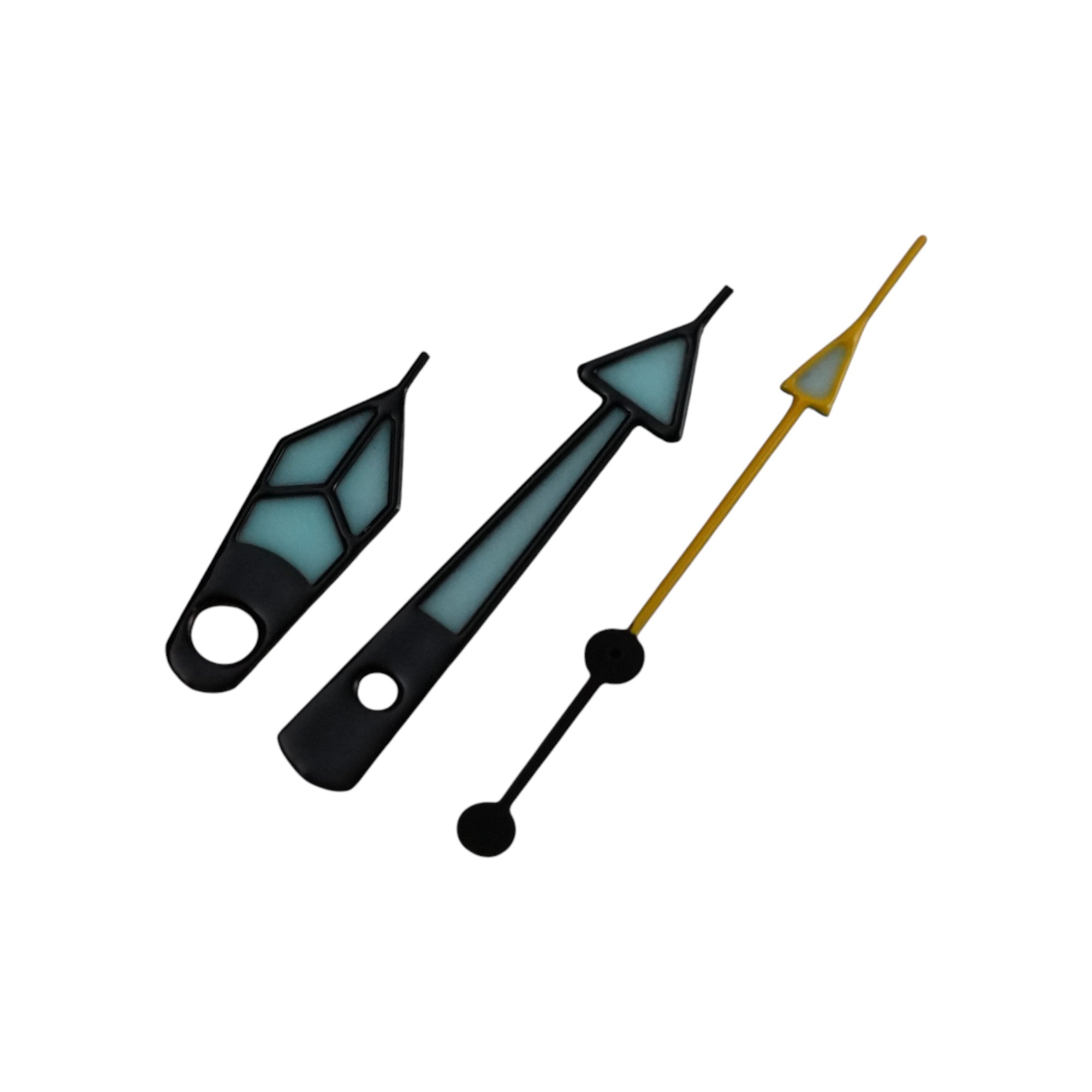 GS Diver: Polished Black w/ Yellow Arrow