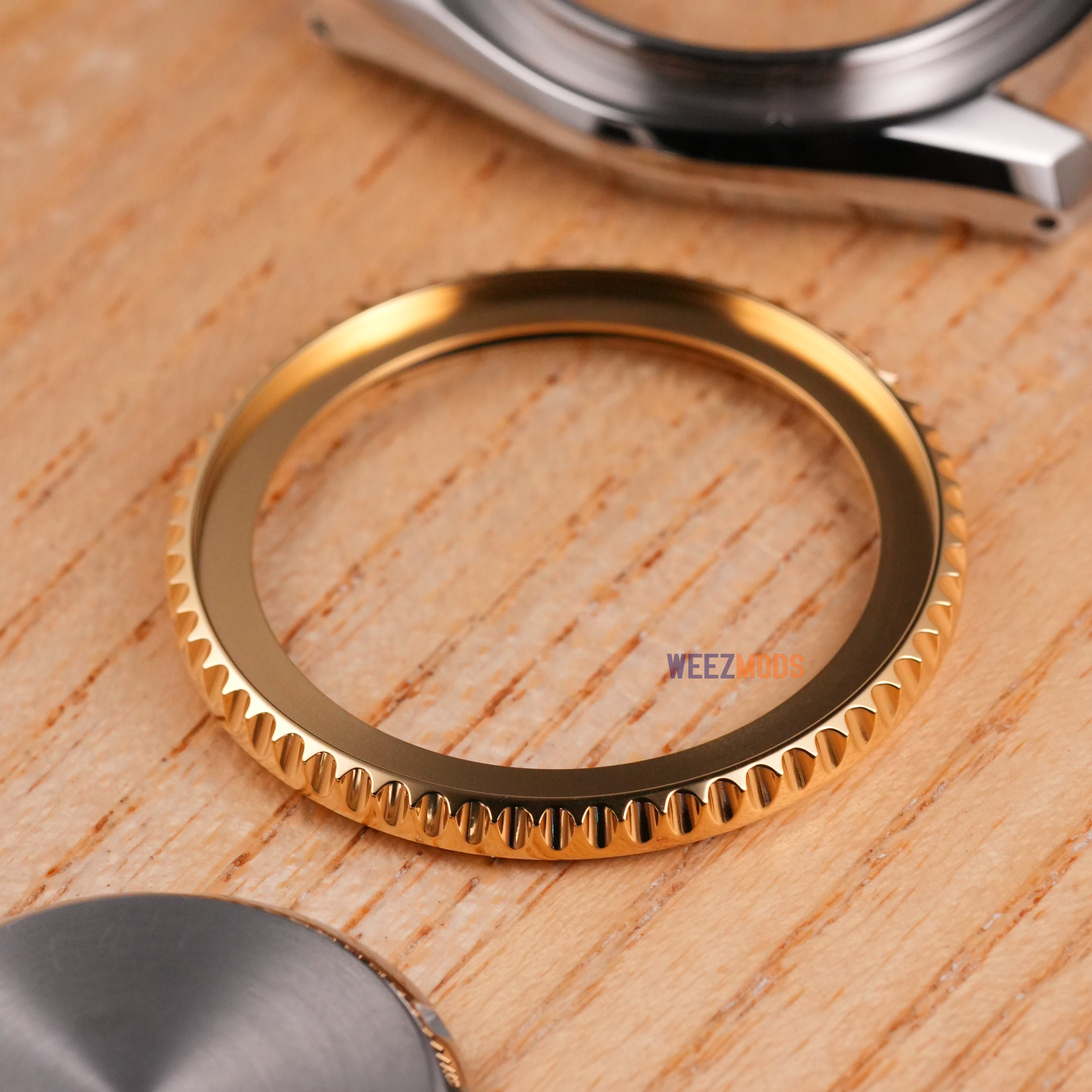 SKX007/SRPD Sub Bezel: Polished Gold