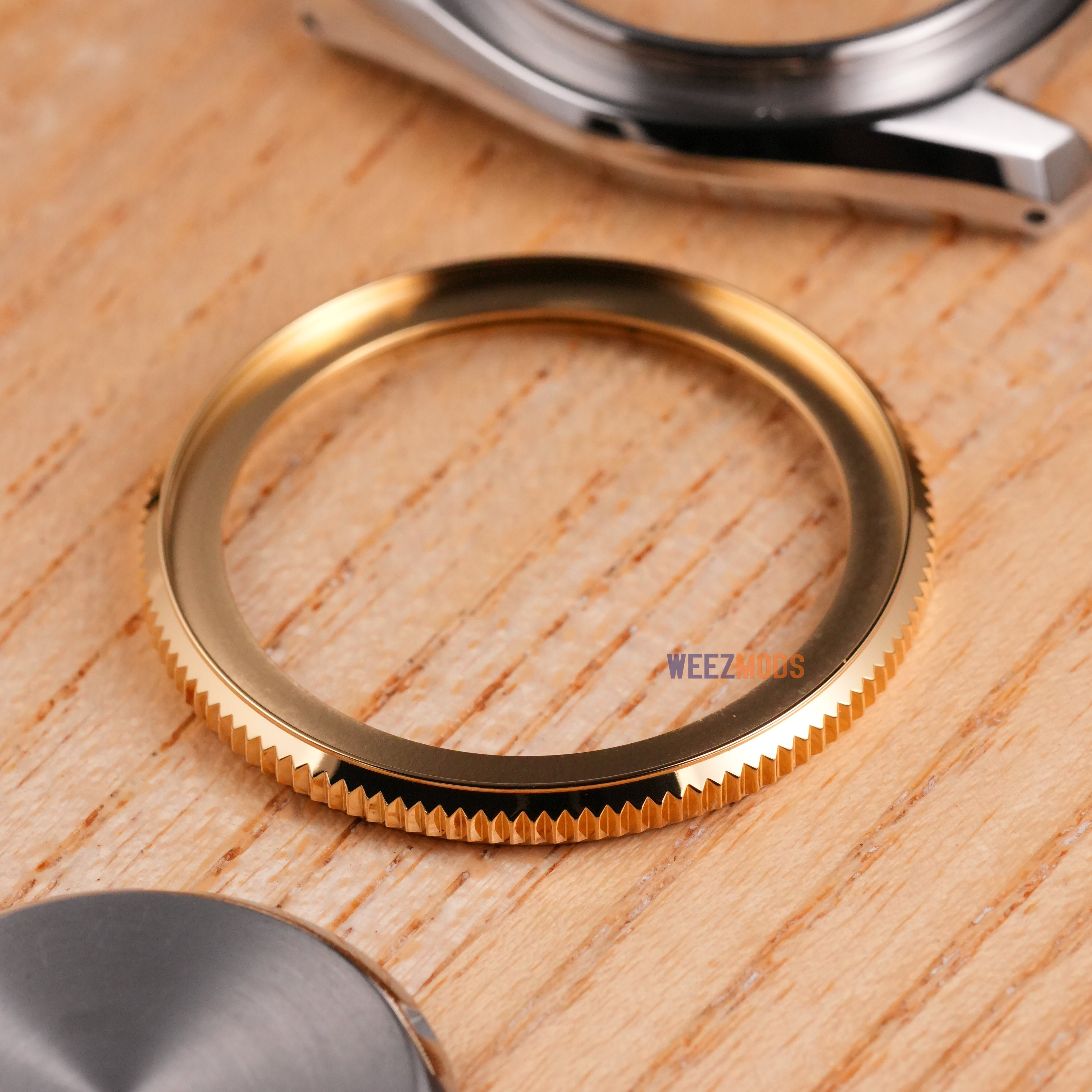 SKX007/SRPD Coin Edge Bezel: Polished Gold