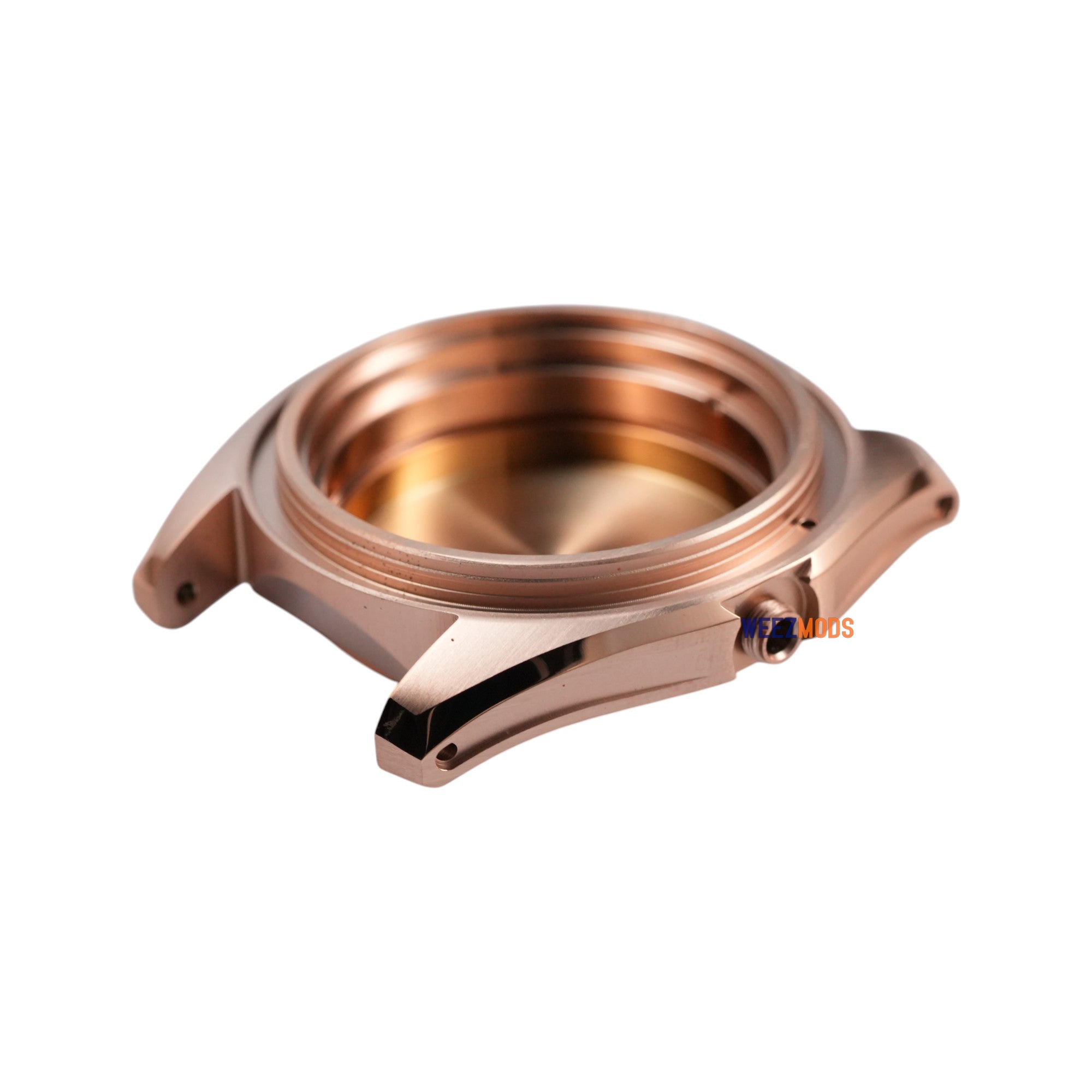 SKX007 MM300: Brushed Rose Gold Case