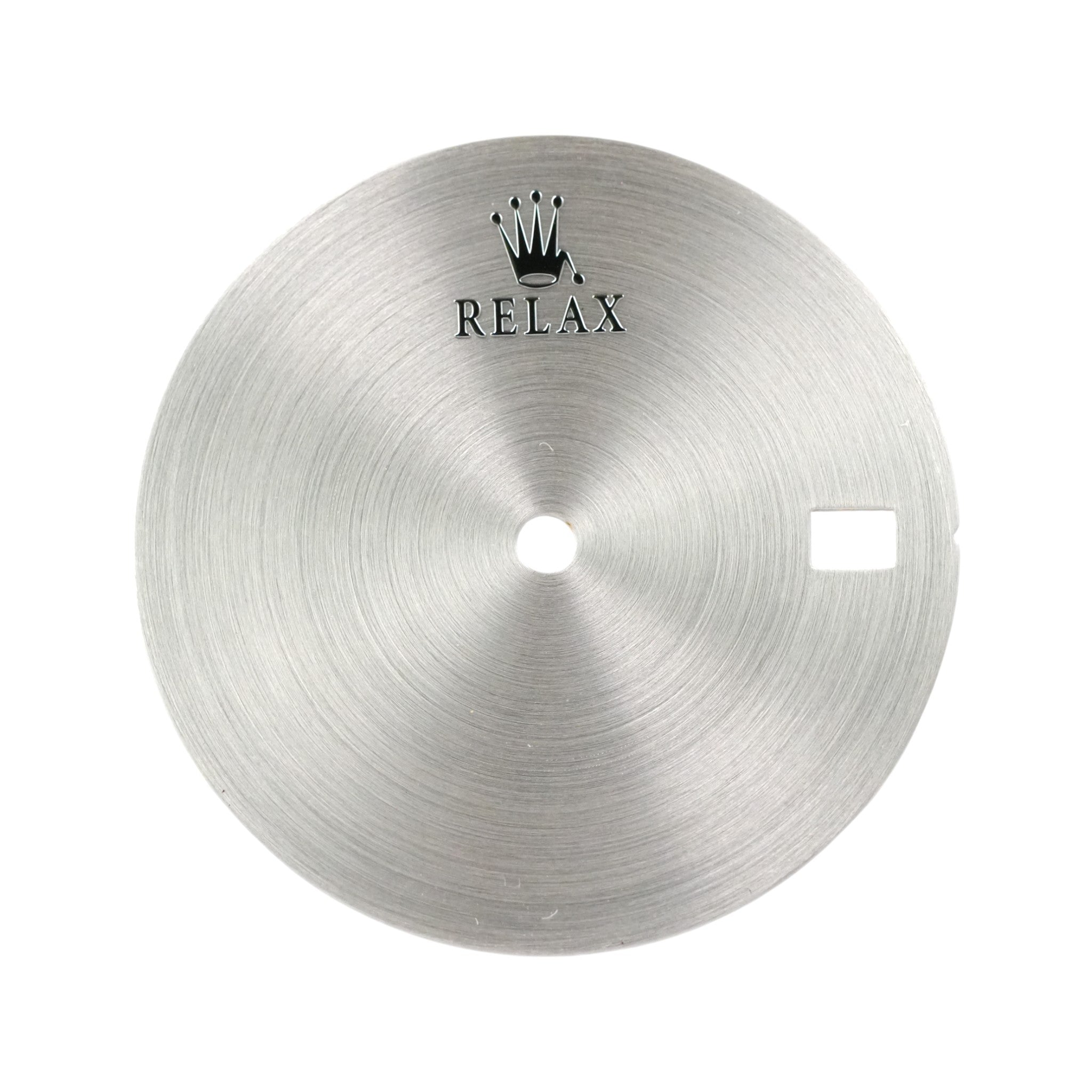 Relax Date: Brushed Silver Radial