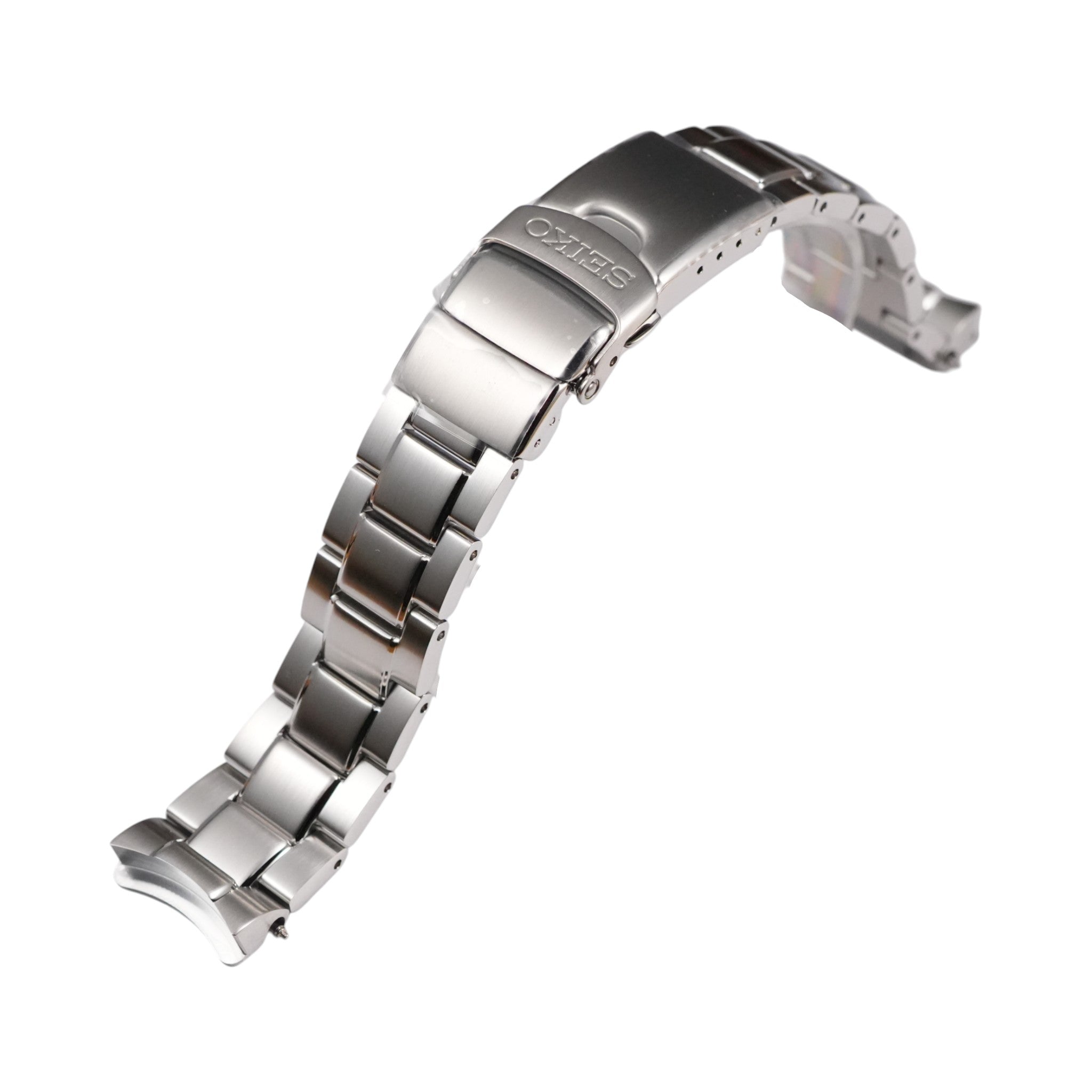 Seiko Sumo: Brushed Silver OEM Bracelet