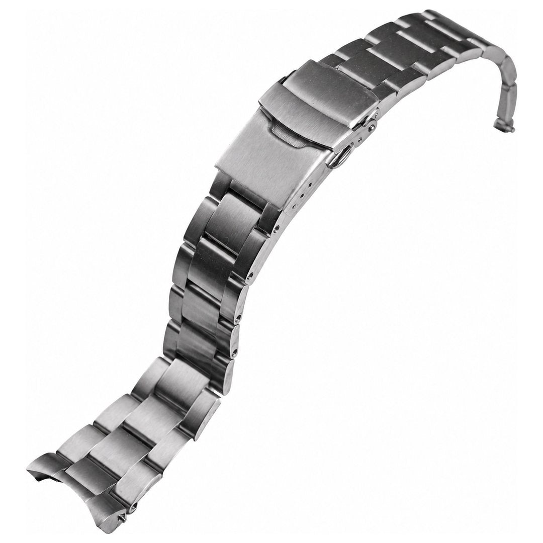 36/40MM: Brushed Silver Oyster Bracelet