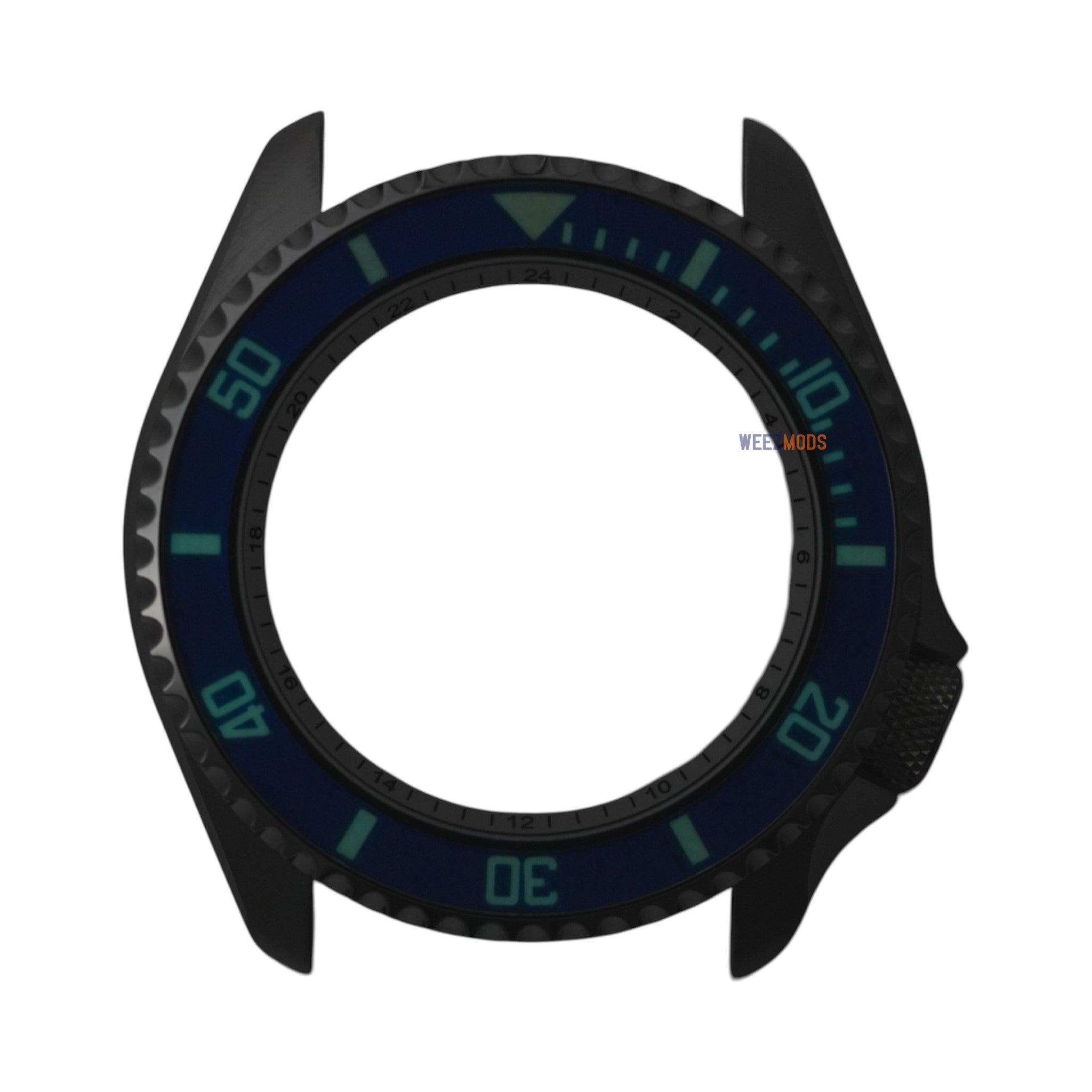 SKX007/SRPD Sub: Blue in Patina Bakelite (Luminous)
